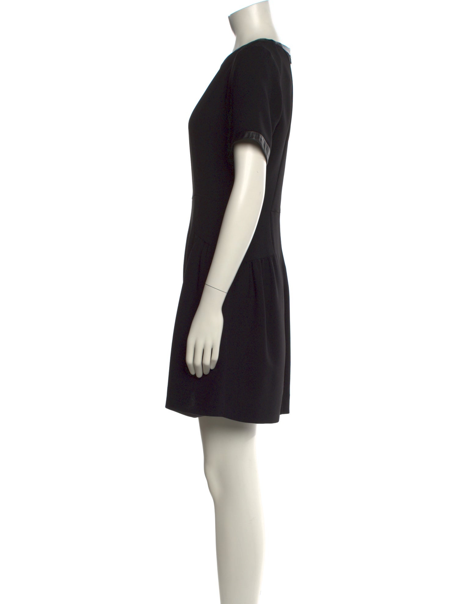 Sandro Crew Neck Mini Dress