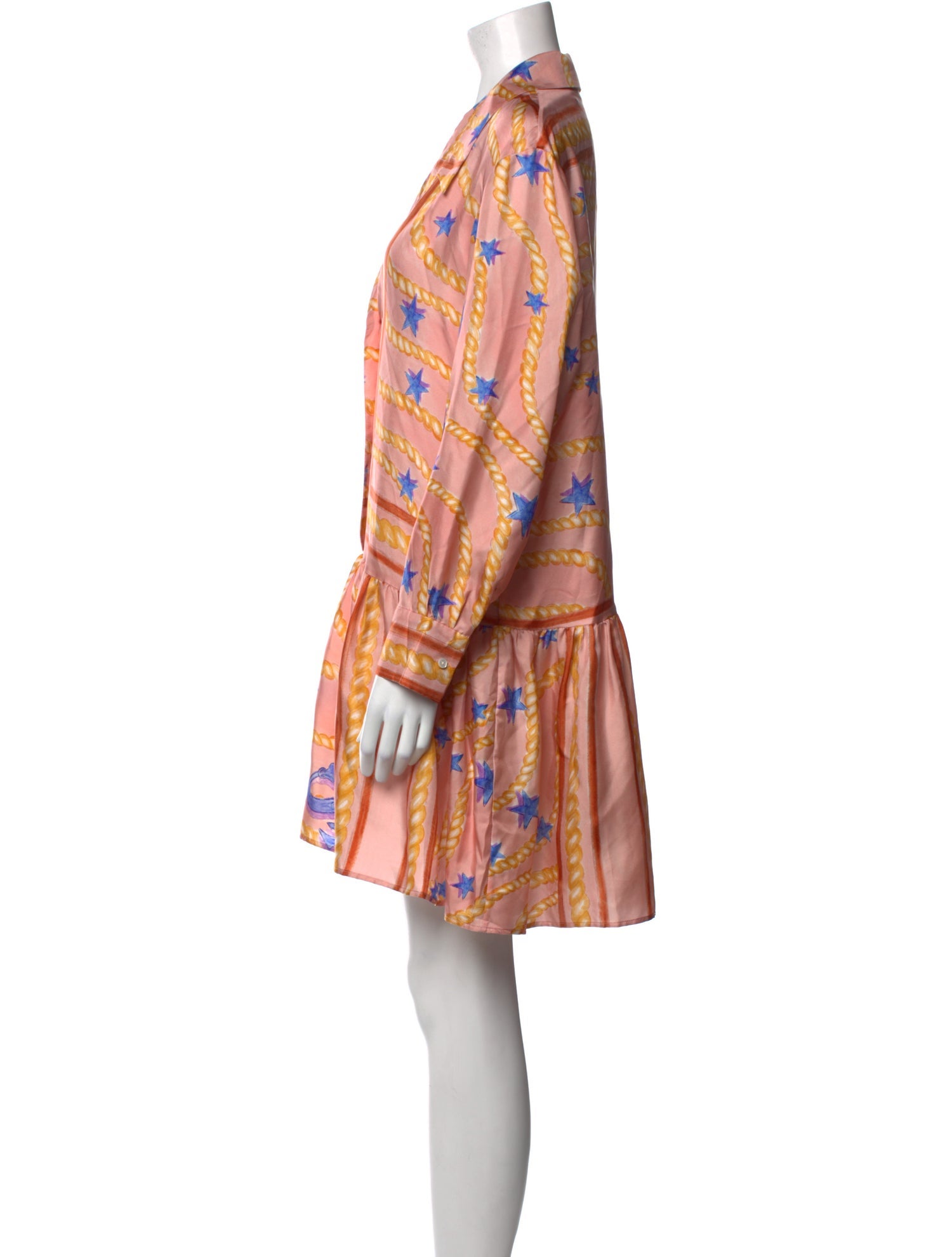 Sandro Silk Knee-Length Dress