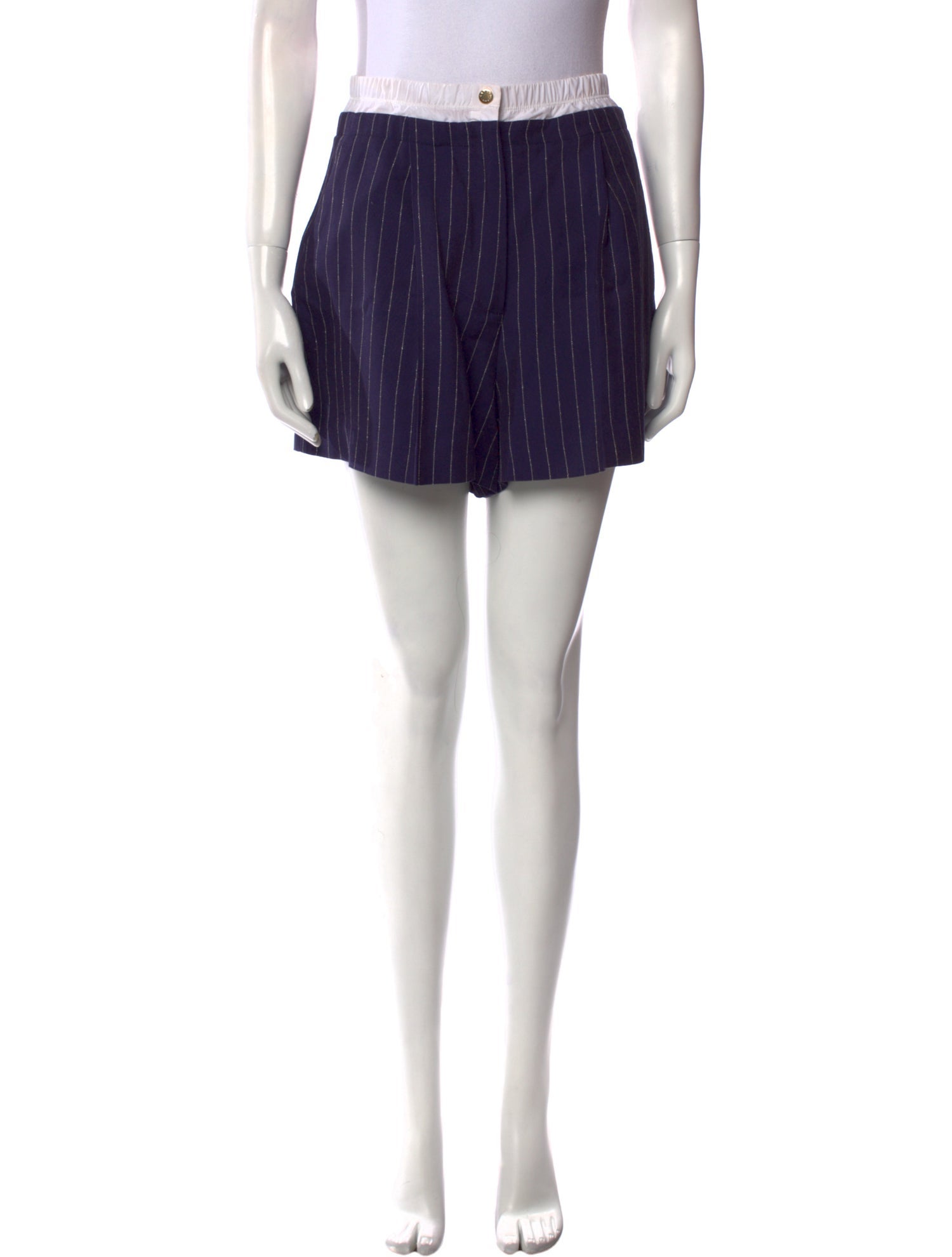 Sandro Striped Mini Shorts