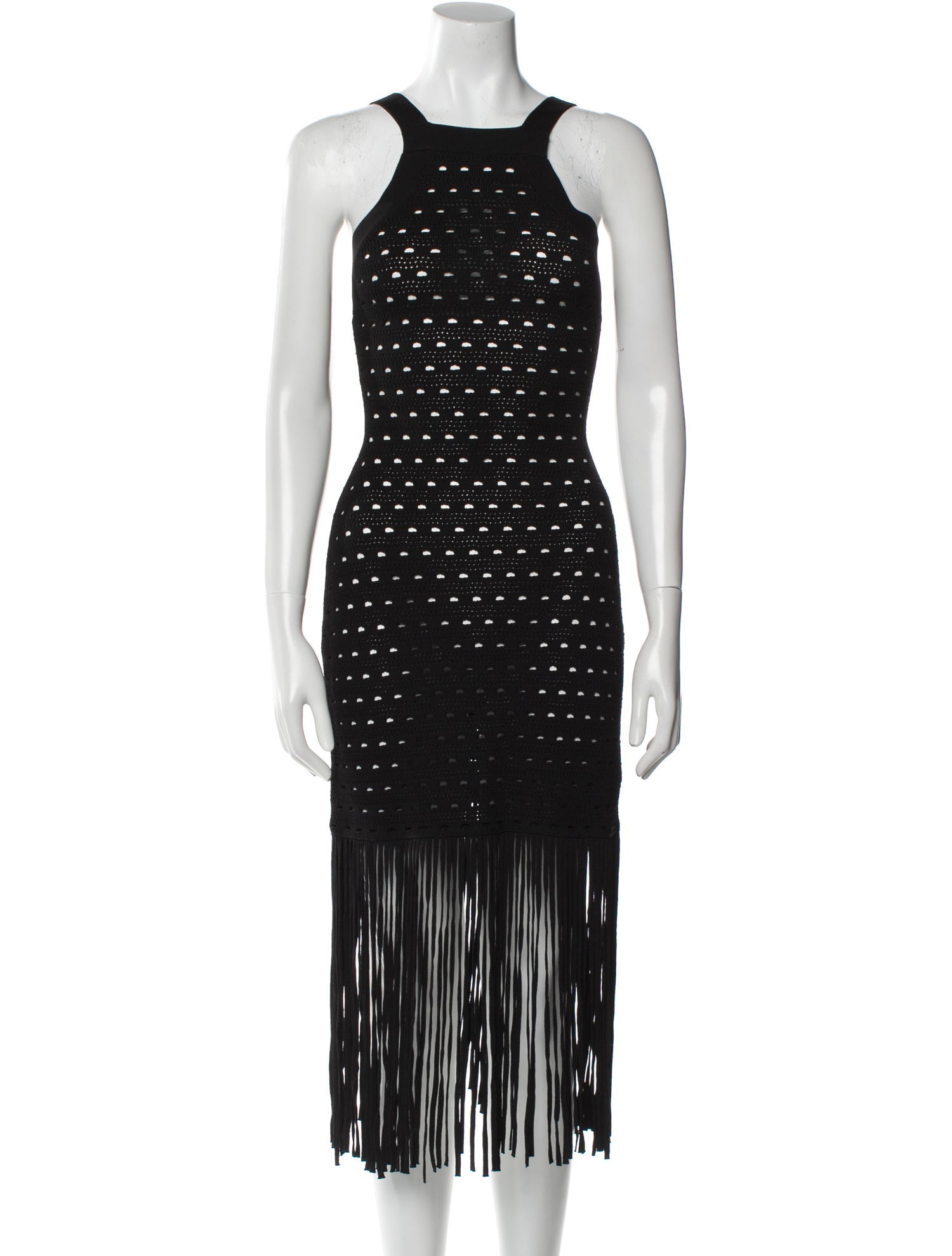 Sandro Square Neckline Mini Dress