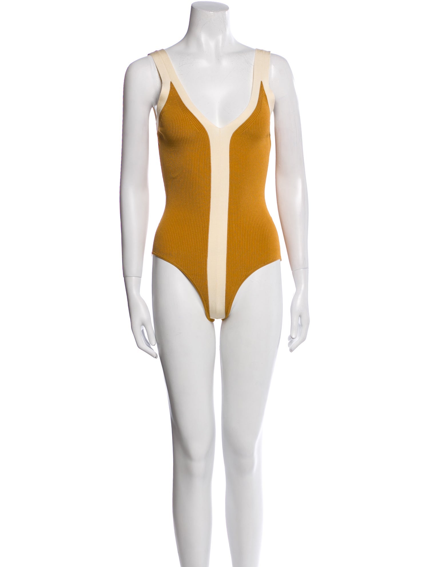 Sandro V-Neck Sleeveless Bodysuit