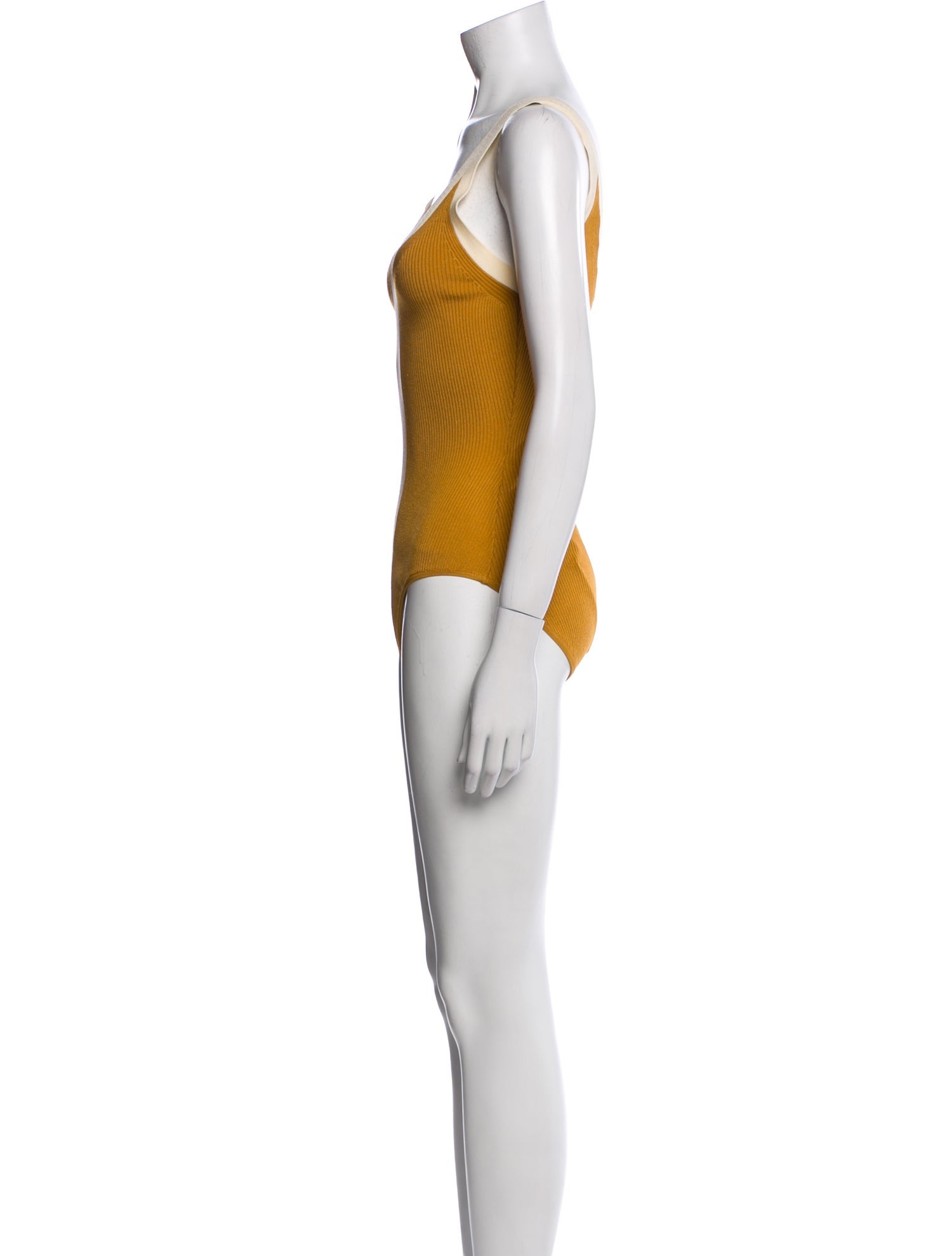 Sandro V-Neck Sleeveless Bodysuit