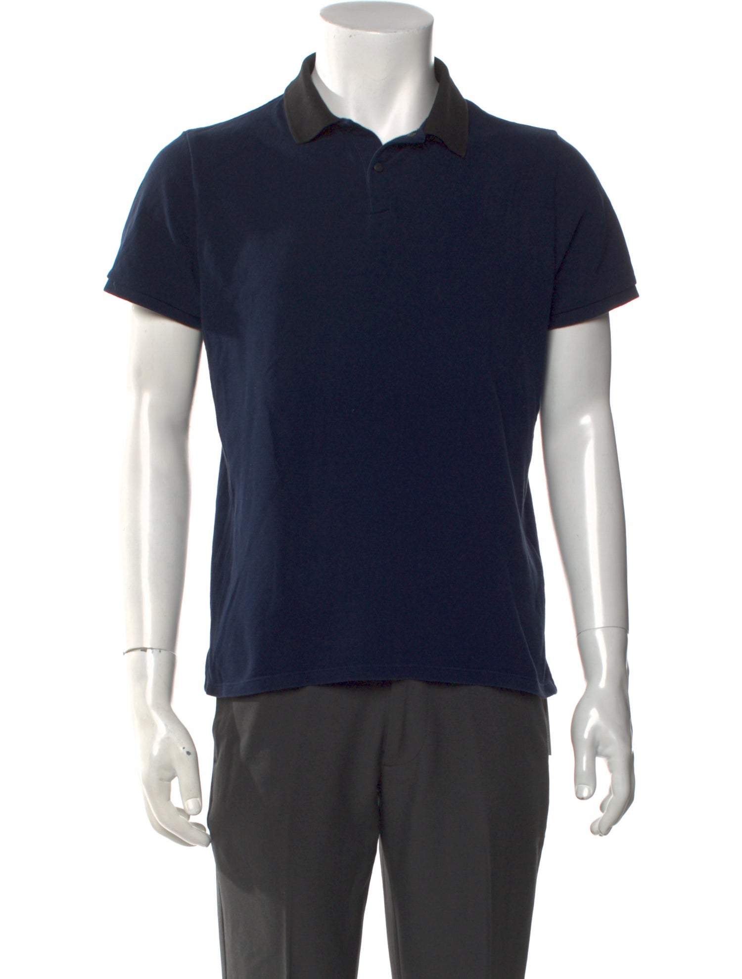 Sandro Collar Short Sleeve Polo Shirt