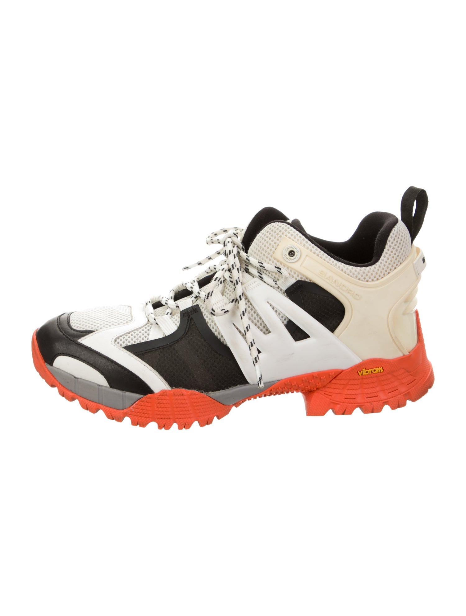 Sandro Mesh Printed Athletic Sneakers