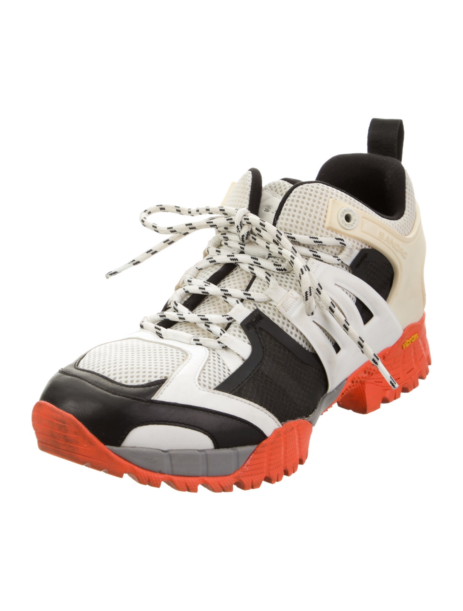 Sandro Mesh Printed Athletic Sneakers