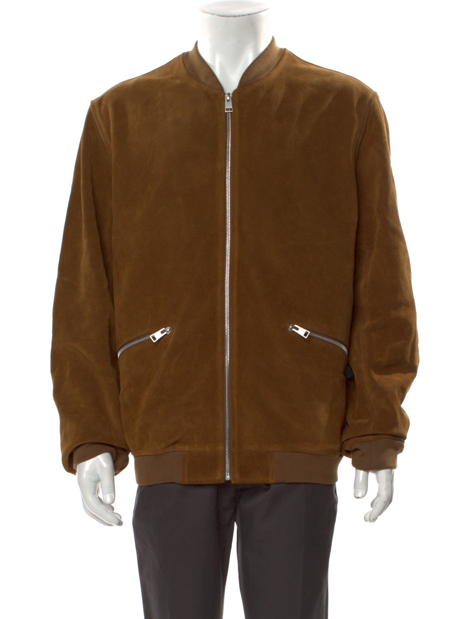 Sandro Calfskin Long Sleeve Shirt