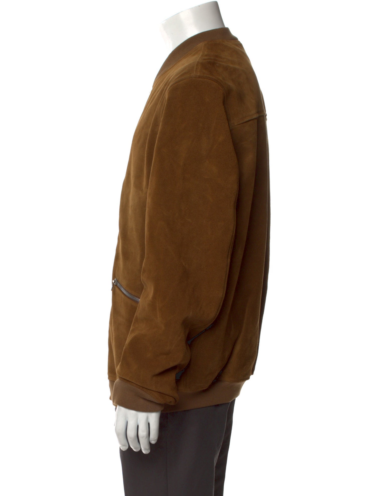 Sandro Calfskin Long Sleeve Shirt