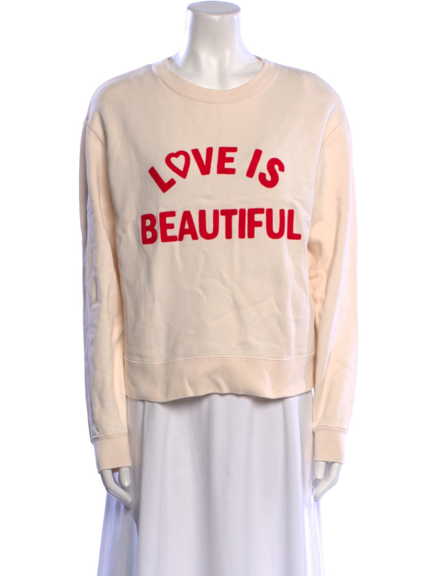 Sandro Graphic Print Crew Neck Sweatshirt