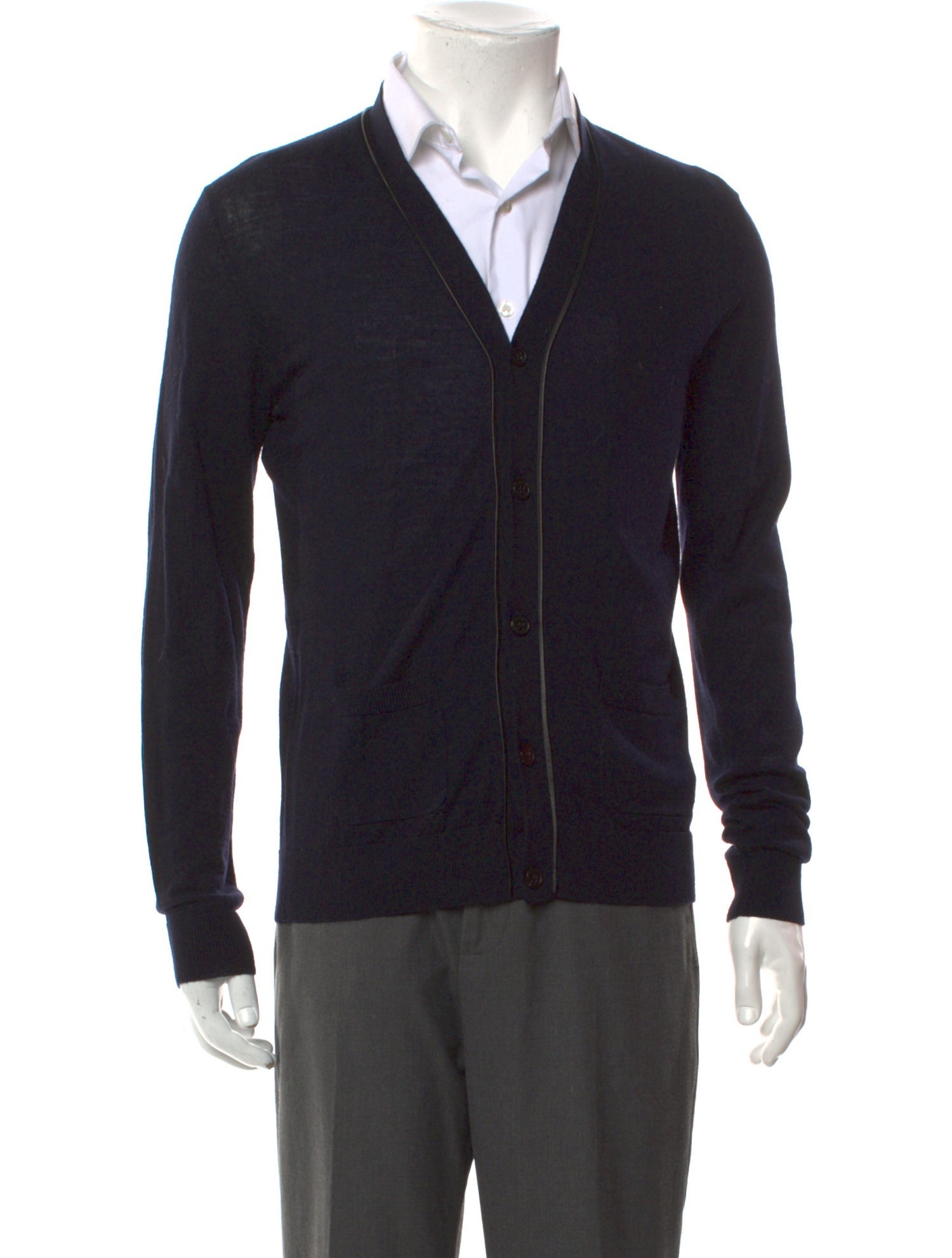 Sandro Wool V-Neck Cardigan