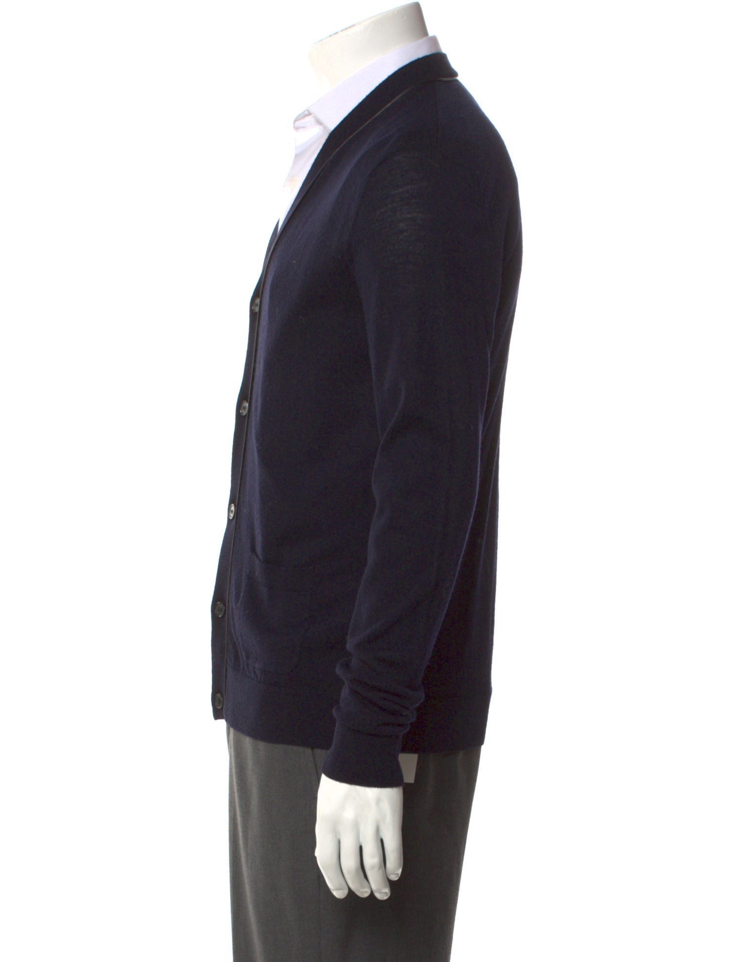 Sandro Wool V-Neck Cardigan