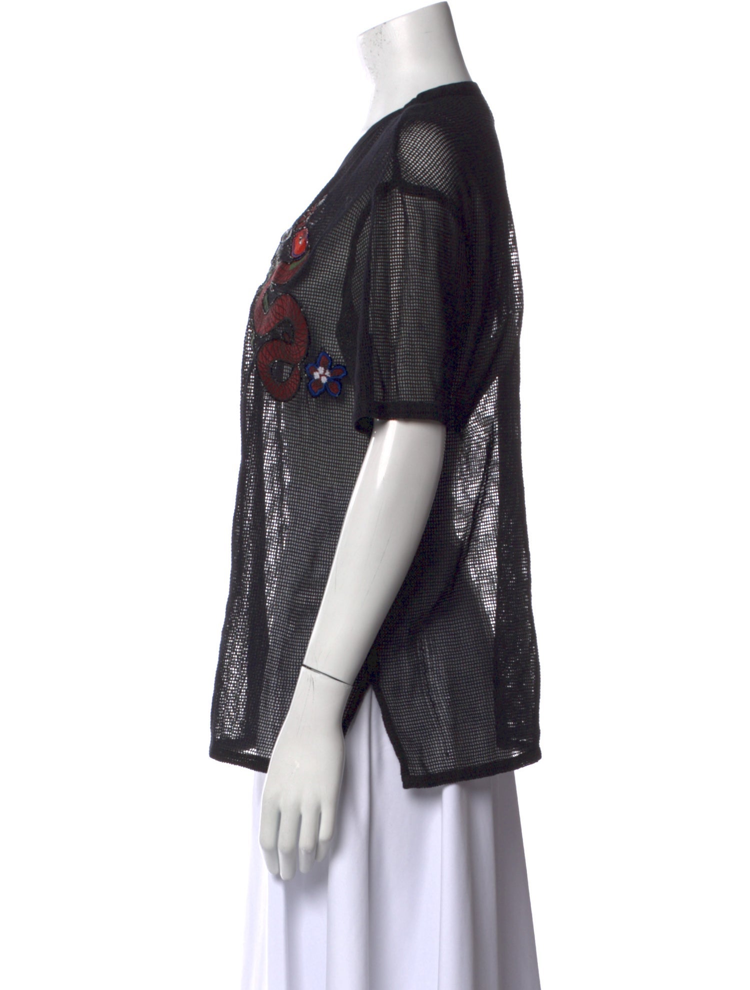 Sandro Printed Crew Neck T-Shirt