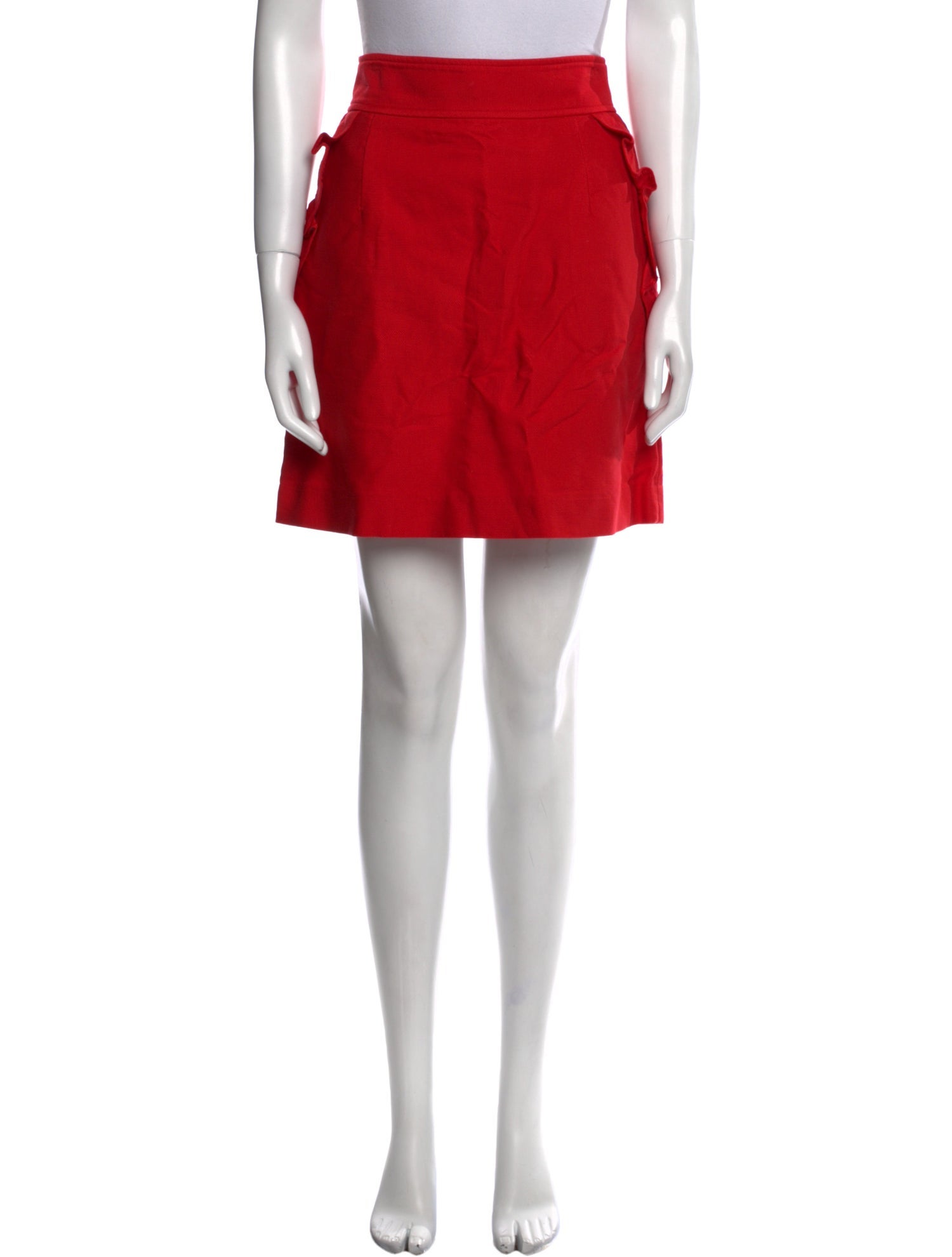 Sandro Ruffle Embellishment Mini Skirt