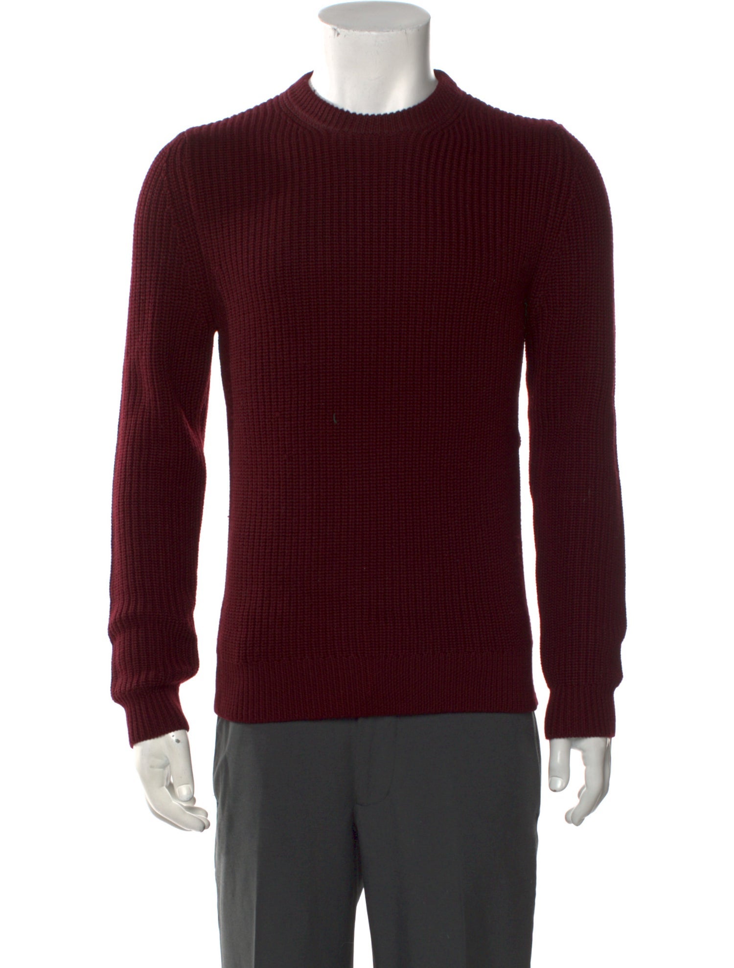 Sandro Merino Wool Crew Neck Pullover