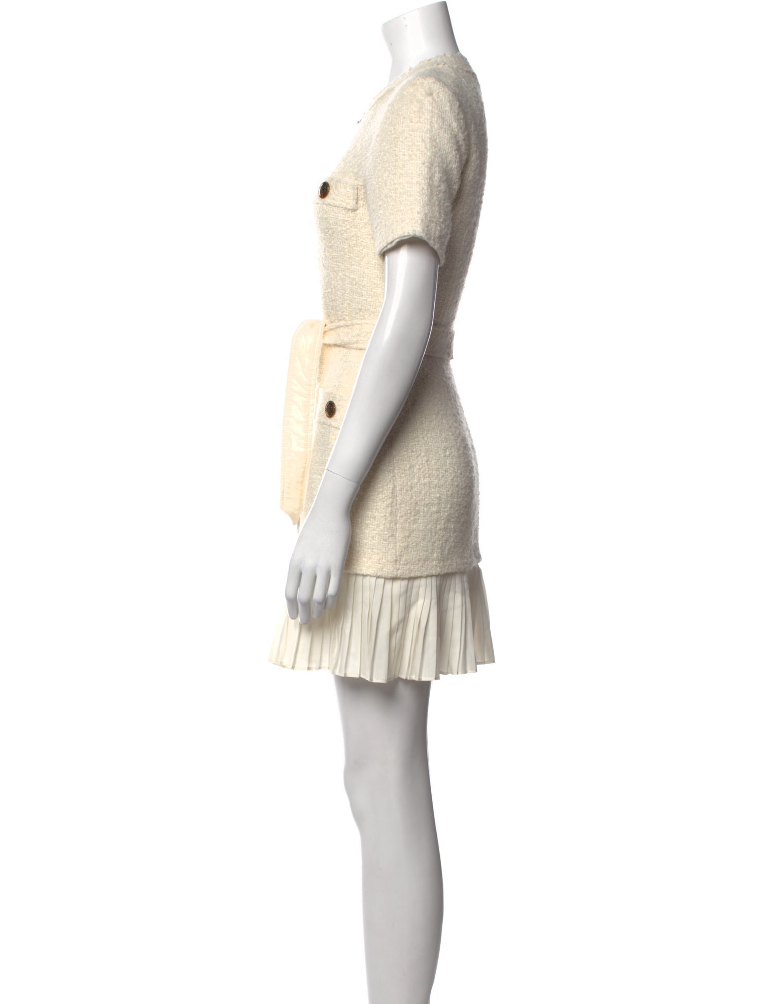 Sandro Crew Neck Mini Dress