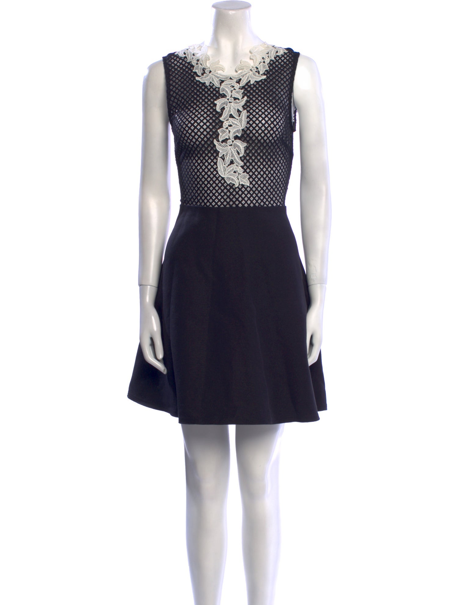 Sandro V-Neck Mini Dress