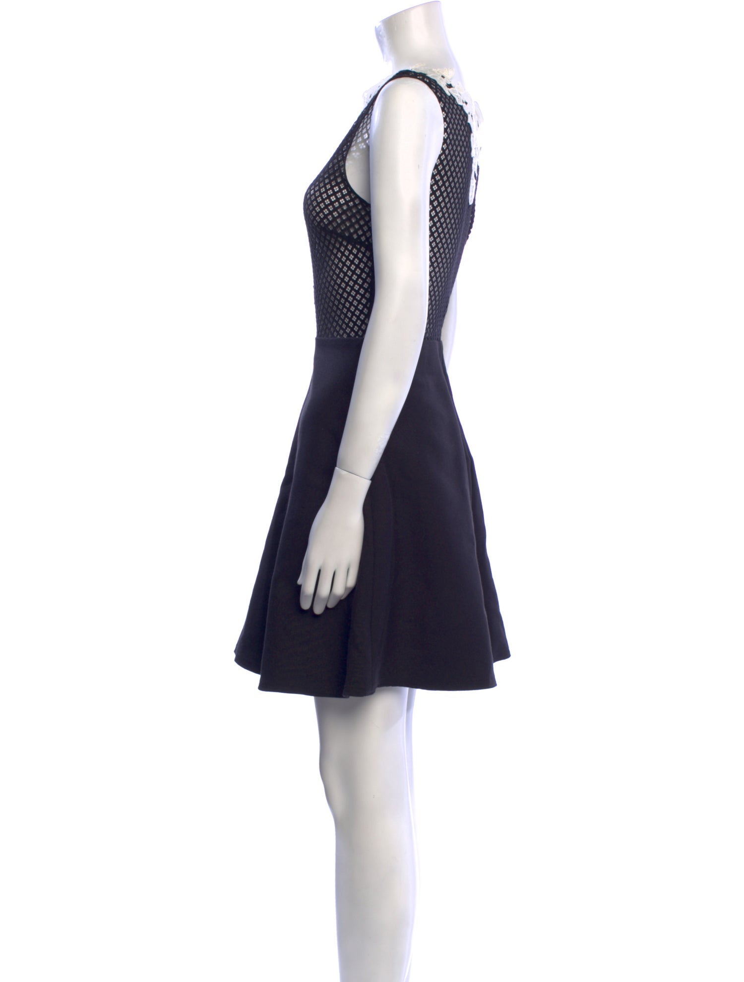 Sandro V-Neck Mini Dress