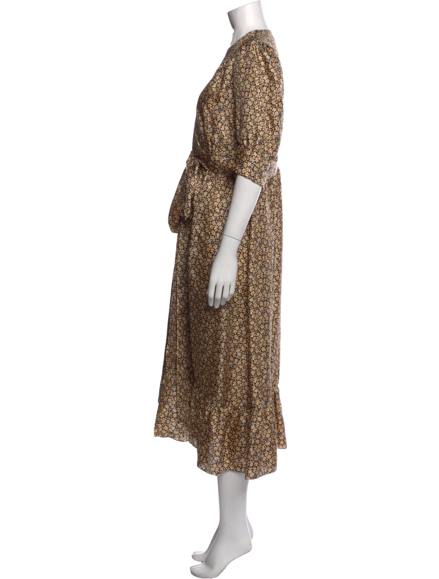 Sandro Silk Long Dress