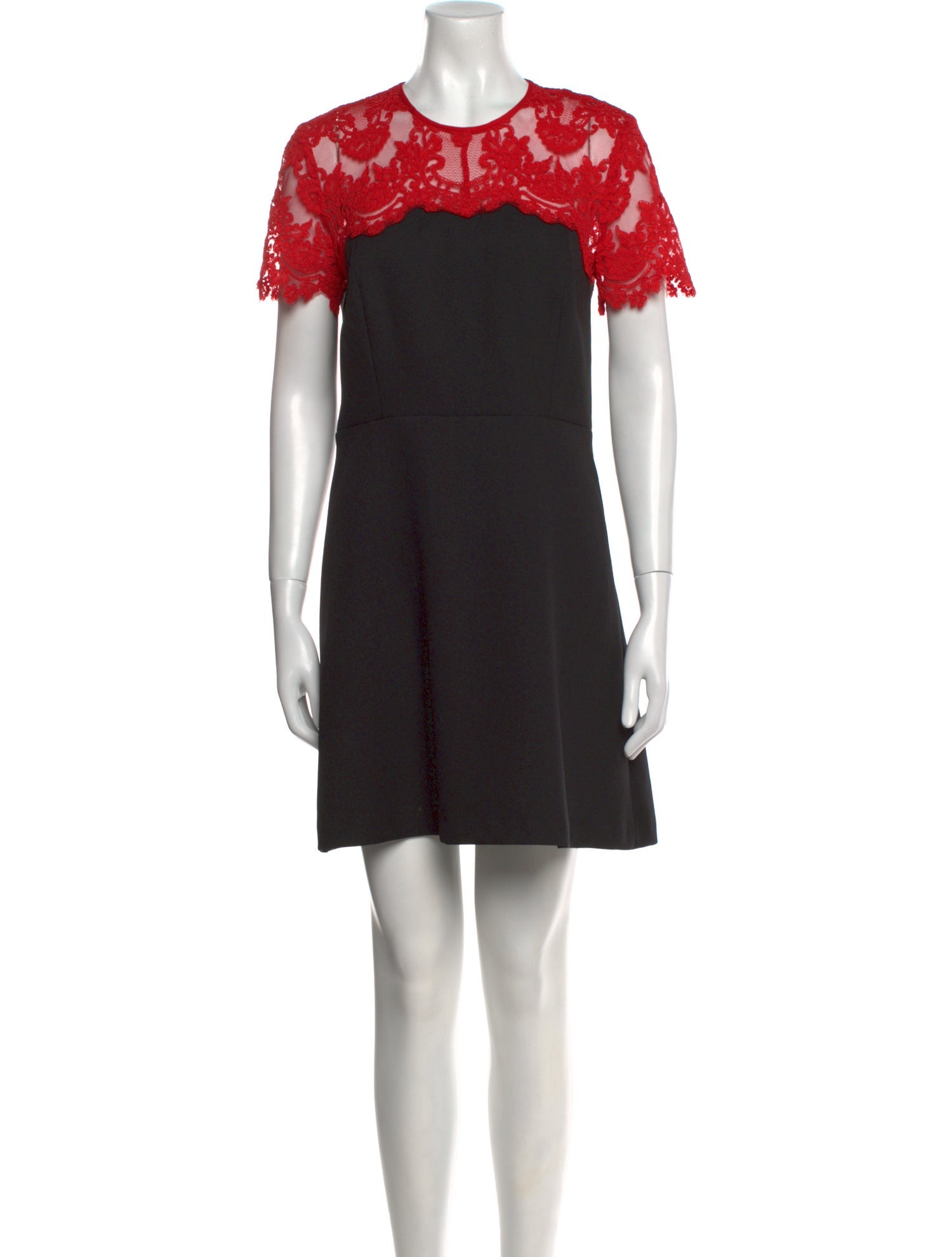 Sandro Crew Neck Mini Dress