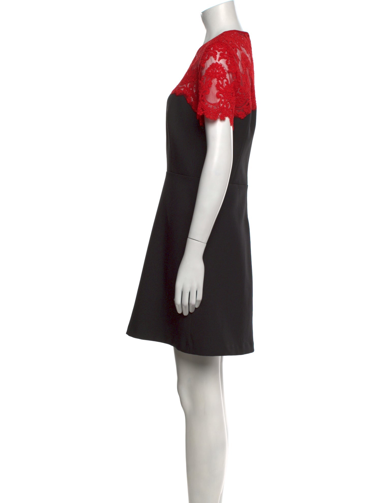 Sandro Crew Neck Mini Dress