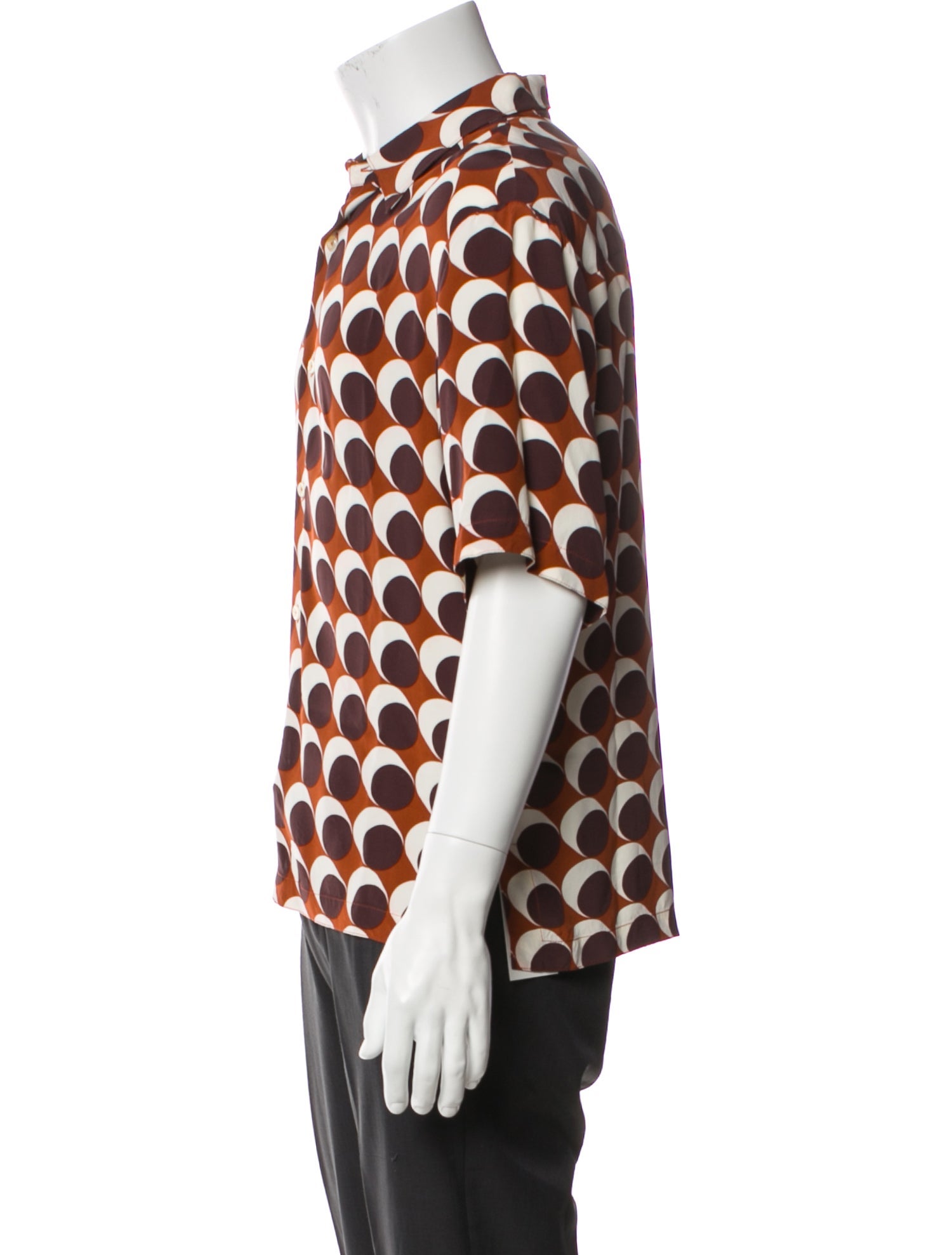 Sandro Printed Short Sleeve Shirt