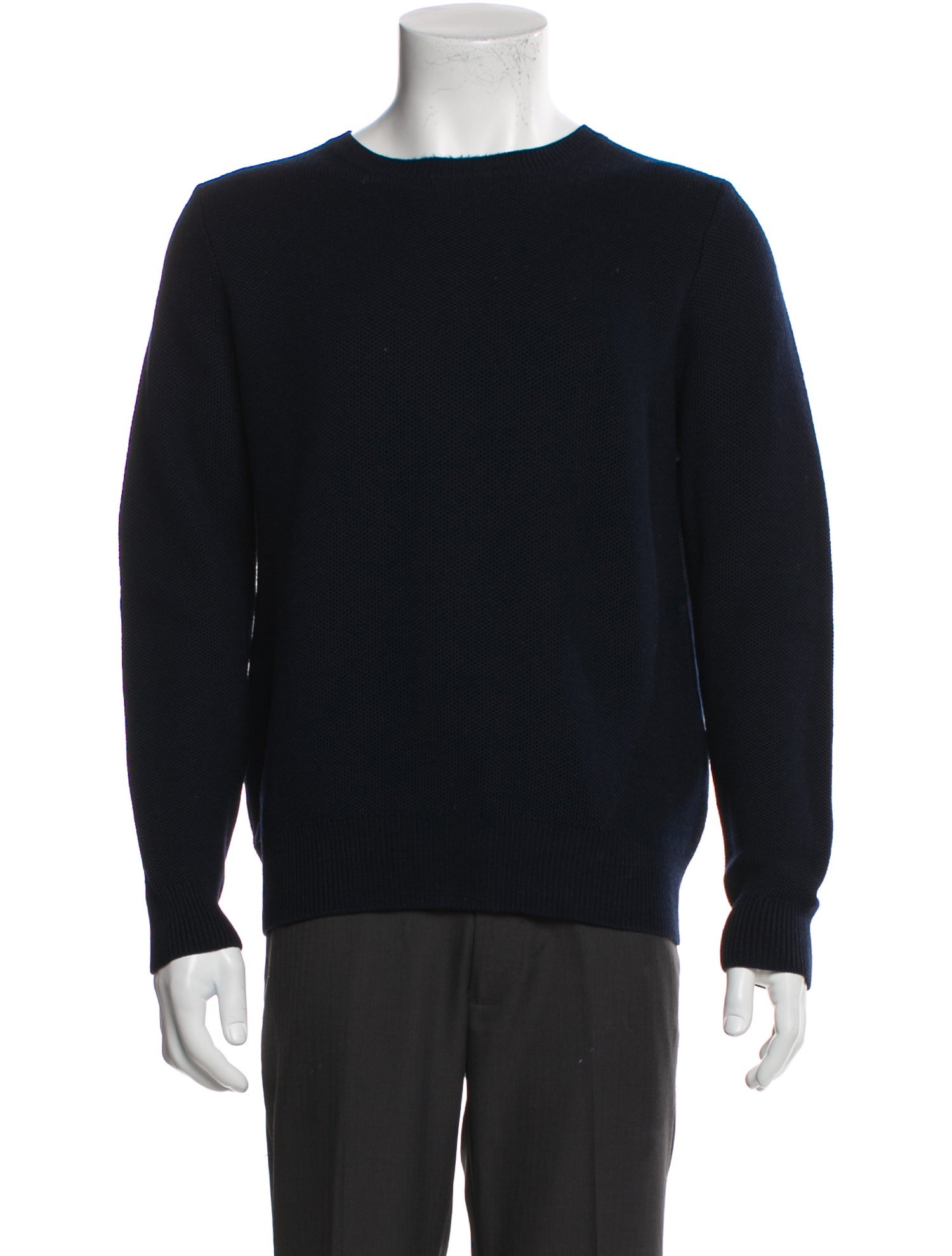 Sandro Merino Wool Crew Neck Sweatshirt