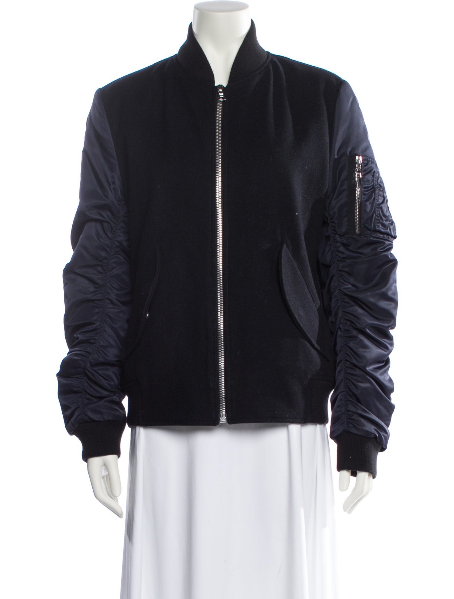 Sandro Wool Bomber Jacket