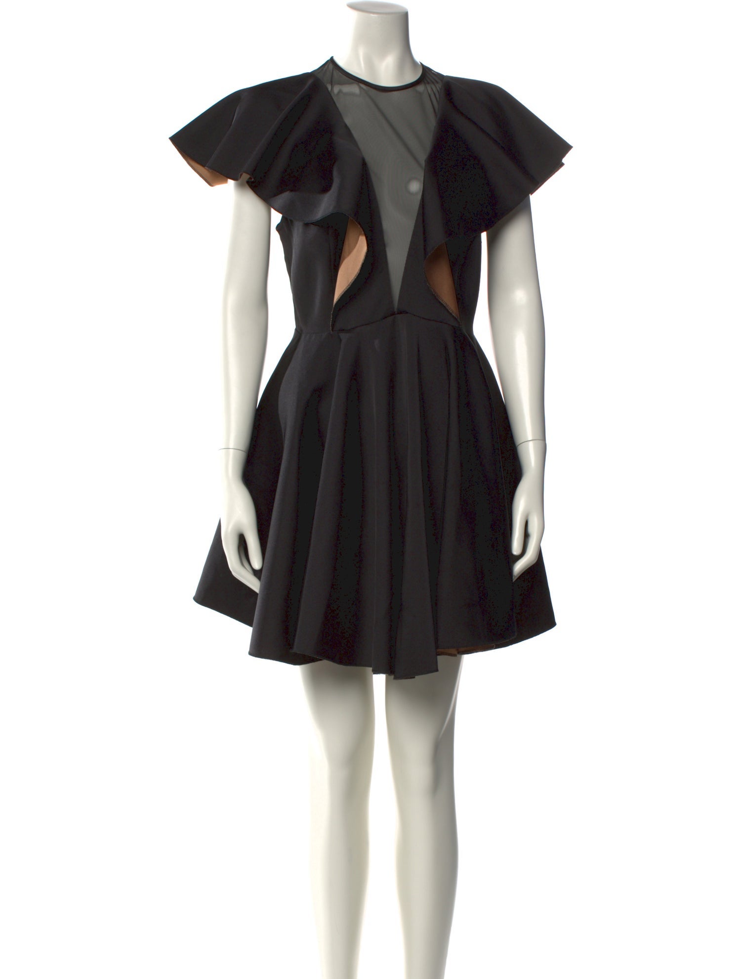 Crew Neck Knee-Length Dress