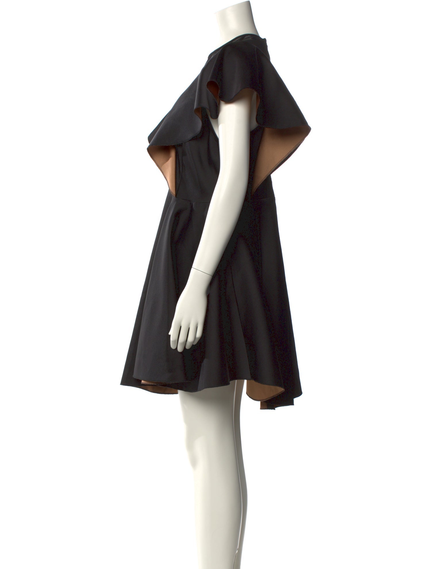 Crew Neck Knee-Length Dress