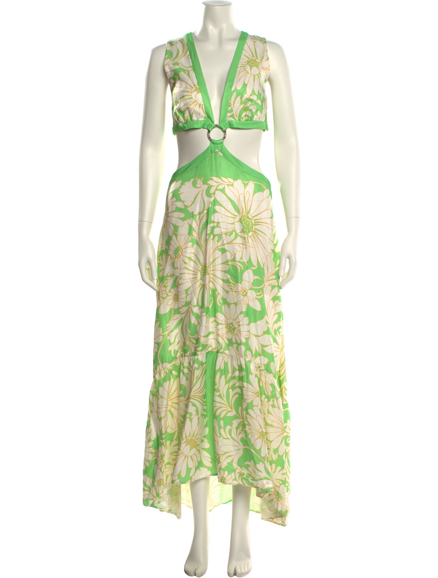 Sandro Floral Print Long Dress w/ Tags