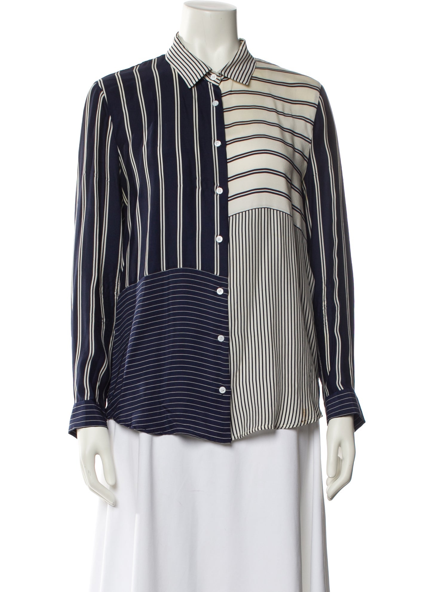 Sandro Silk Striped Pajamas