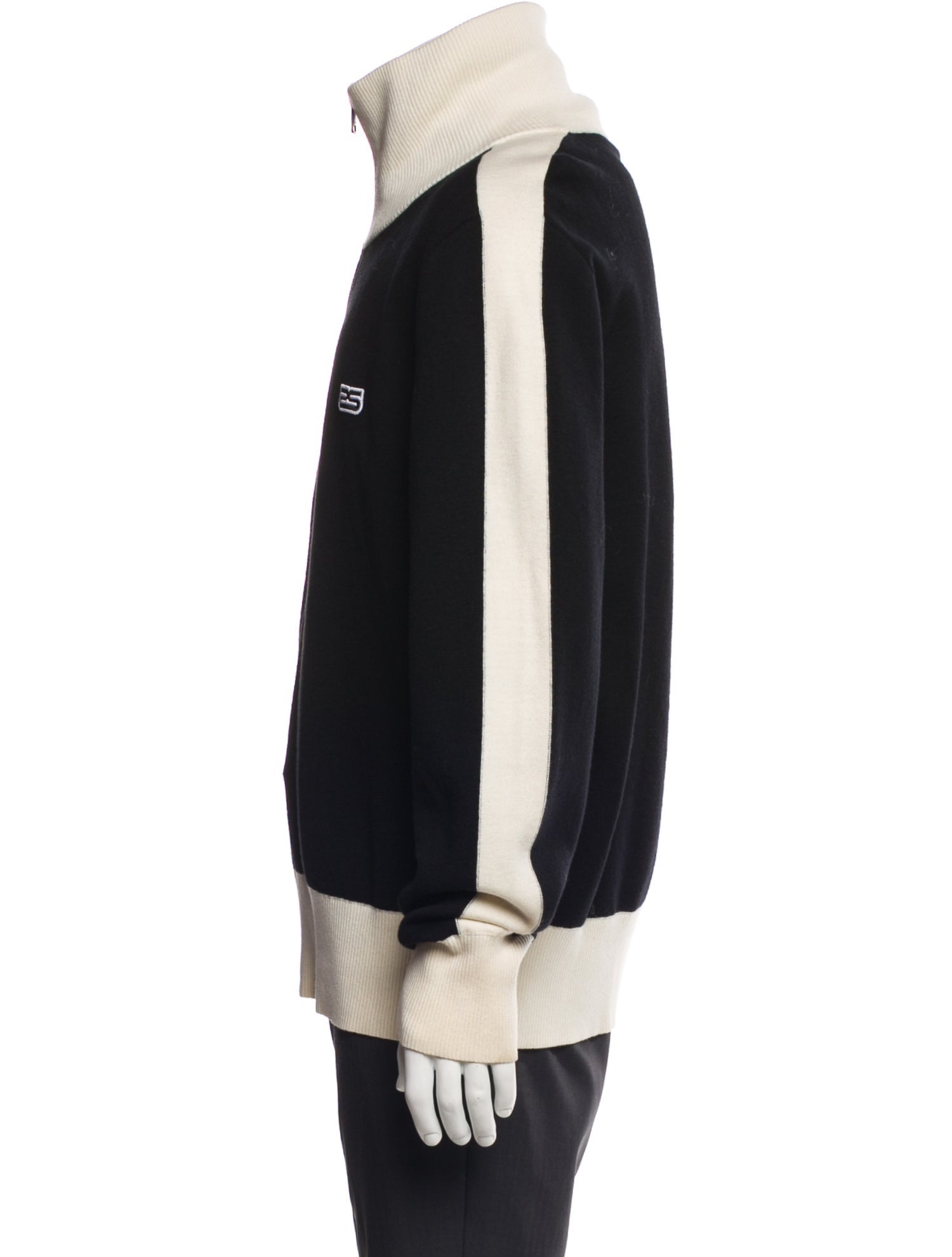 Sandro Colorblock Pattern Bomber Jacket