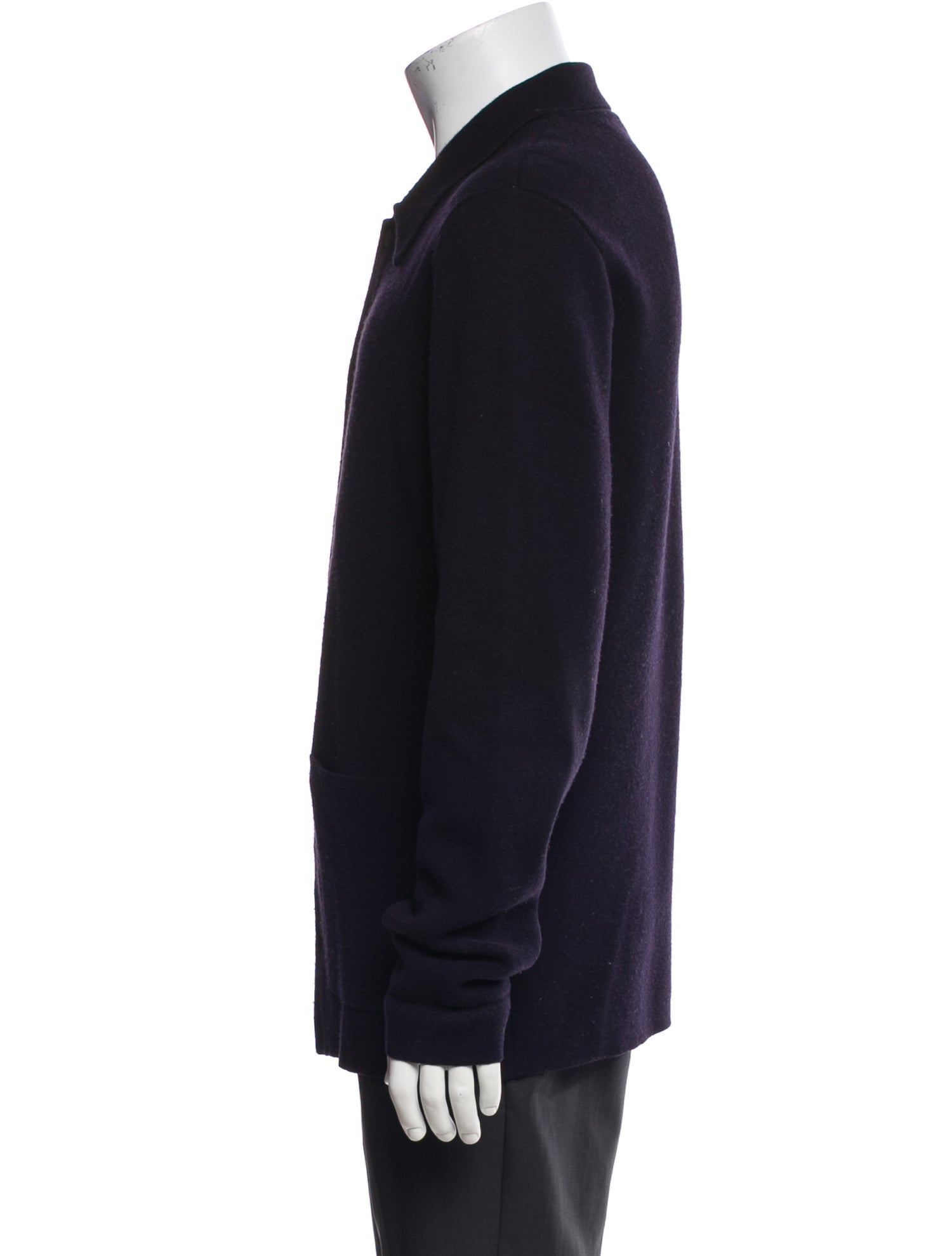 Sandro Collar Long Sleeve Cardigan