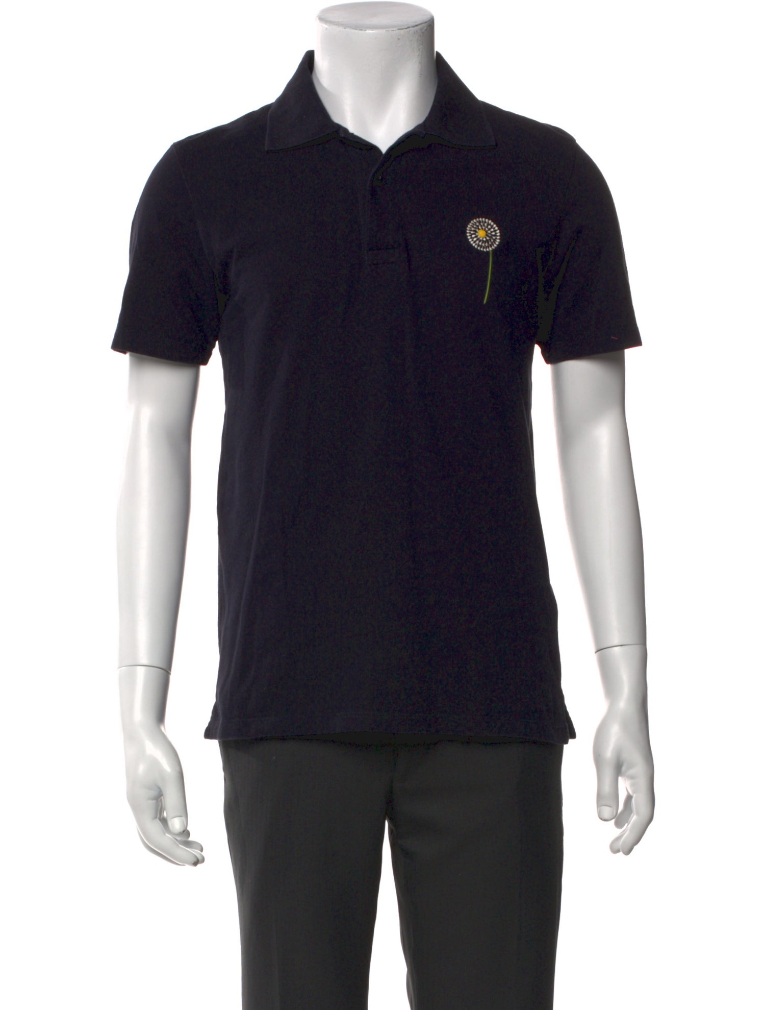 Sandro Collar Short Sleeve Polo Shirt
