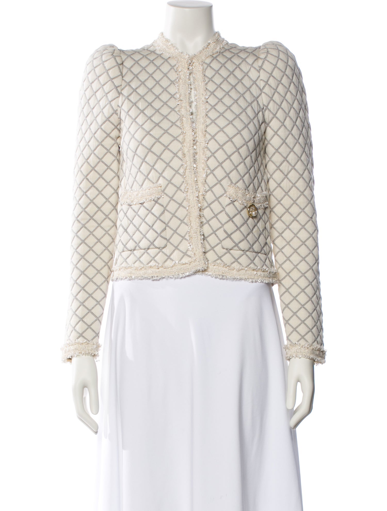 Sandro Plaid Print Blazer