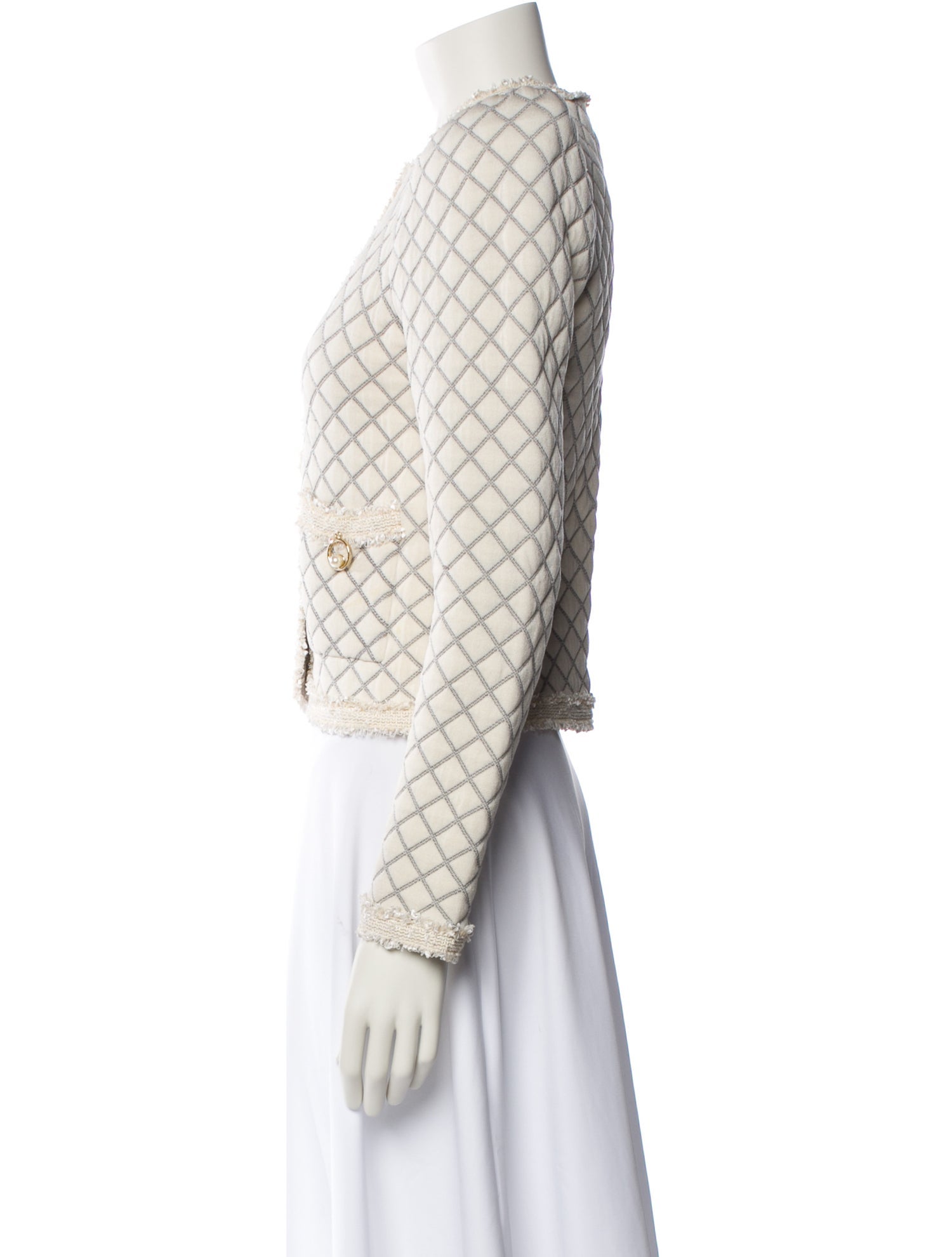 Sandro Plaid Print Blazer