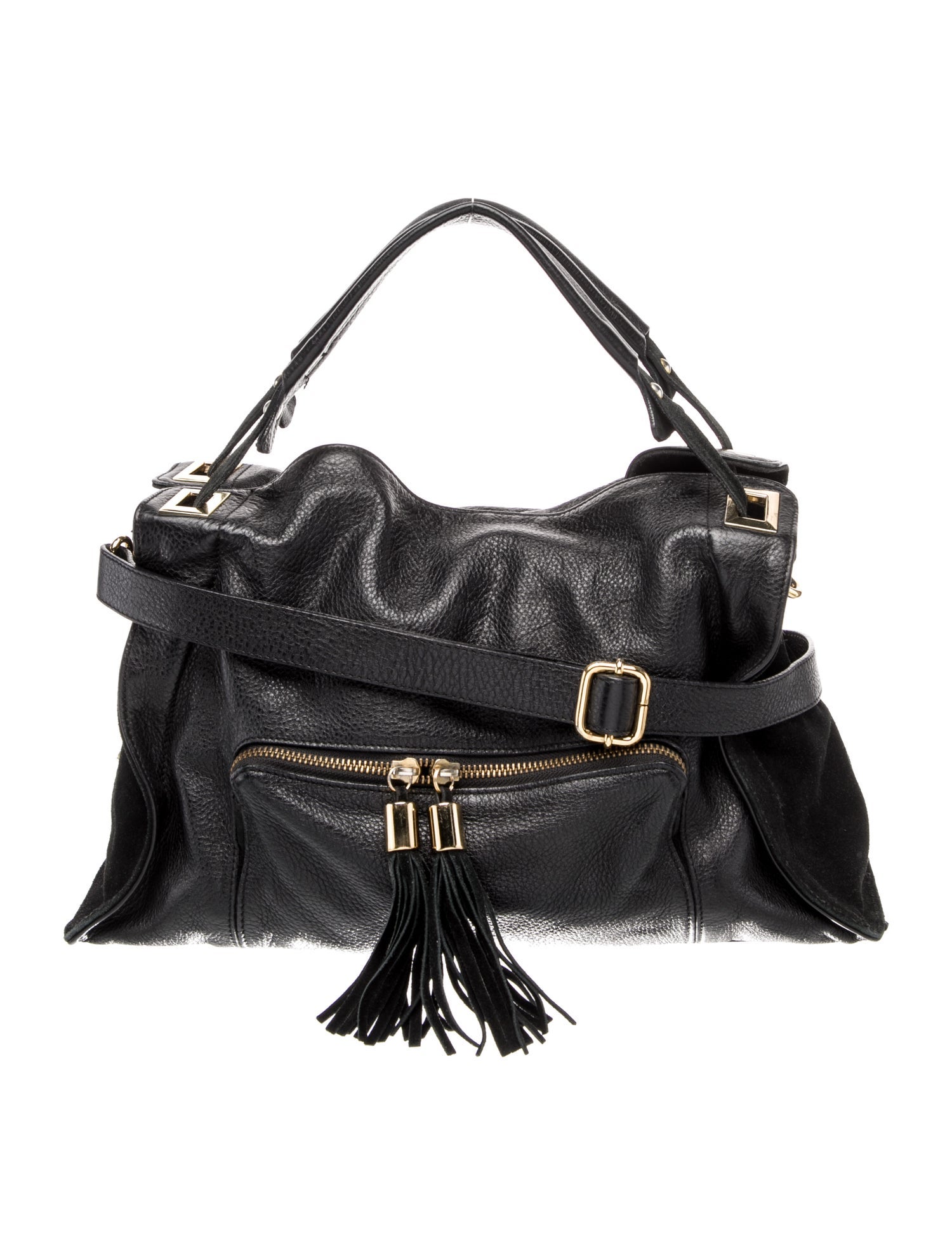 Sandro Leather Top Handle Bag