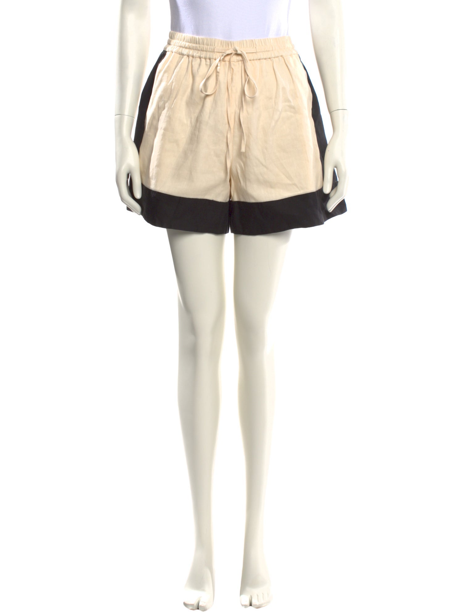 Sandro Linen Mini Shorts