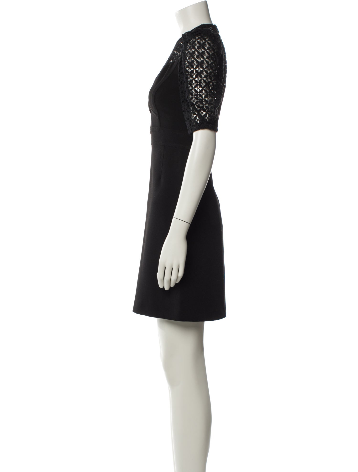 Sandro Crew Neck Mini Dress