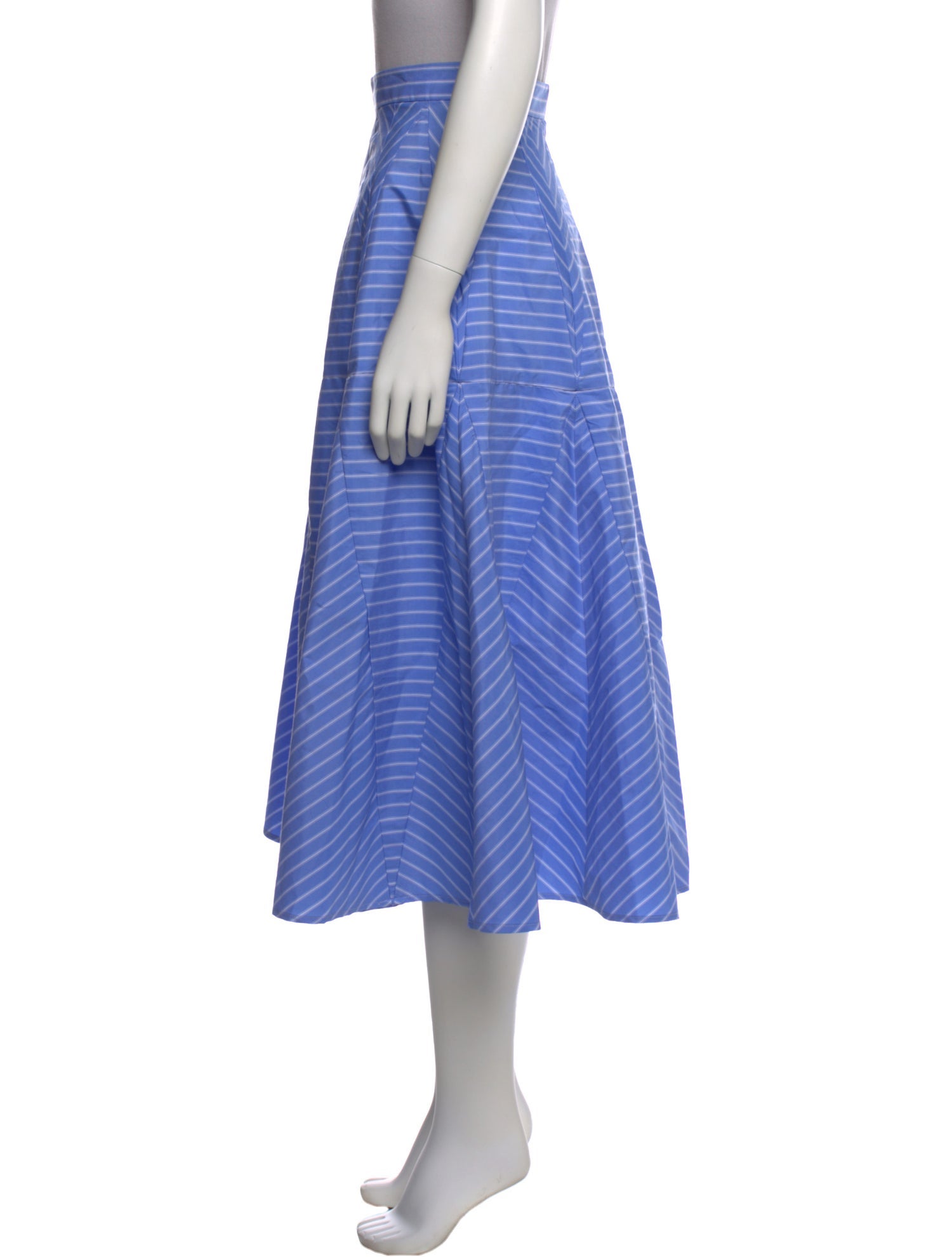 Sandro Striped Midi Length Skirt