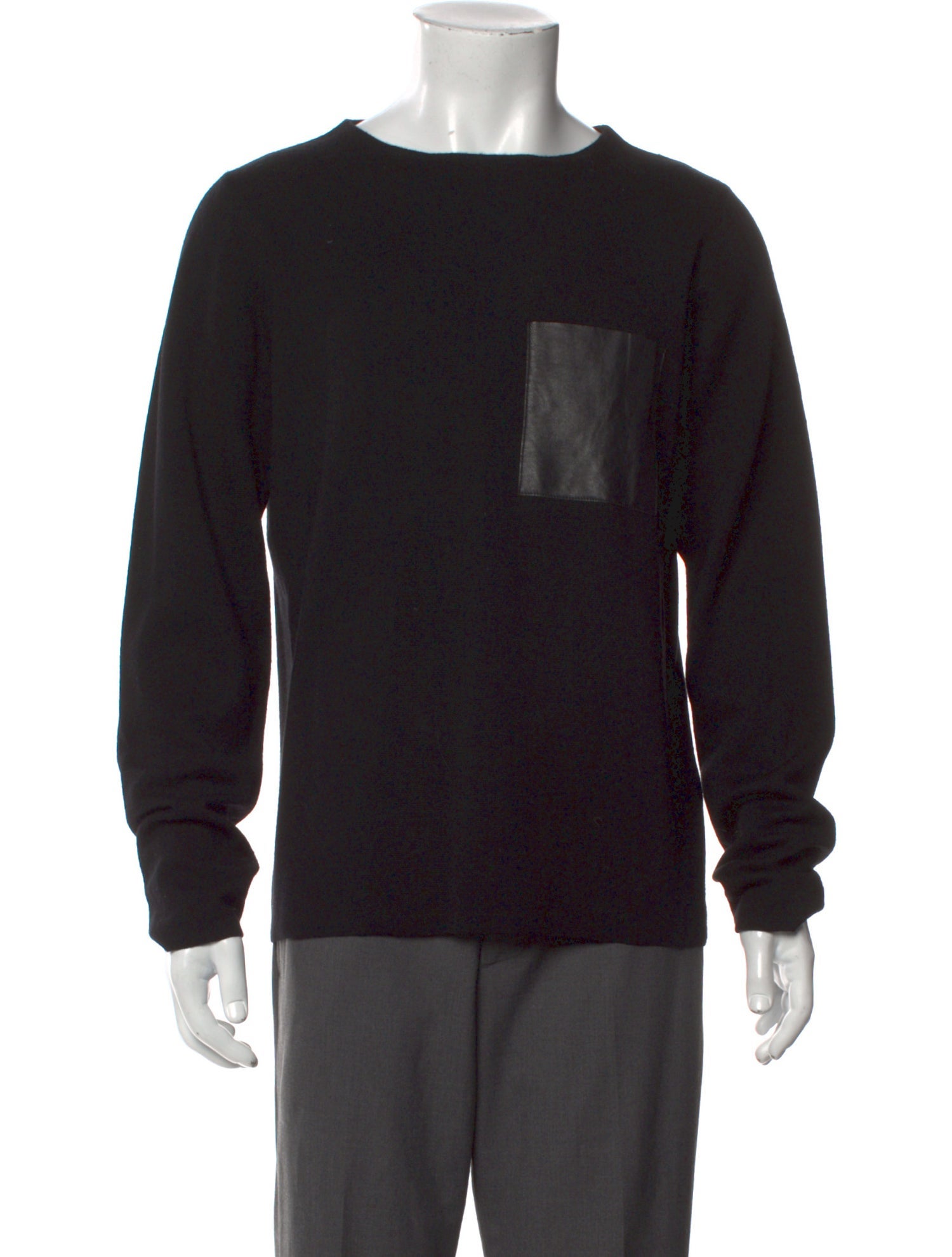 Sandro Merino Wool Crew Neck Pullover