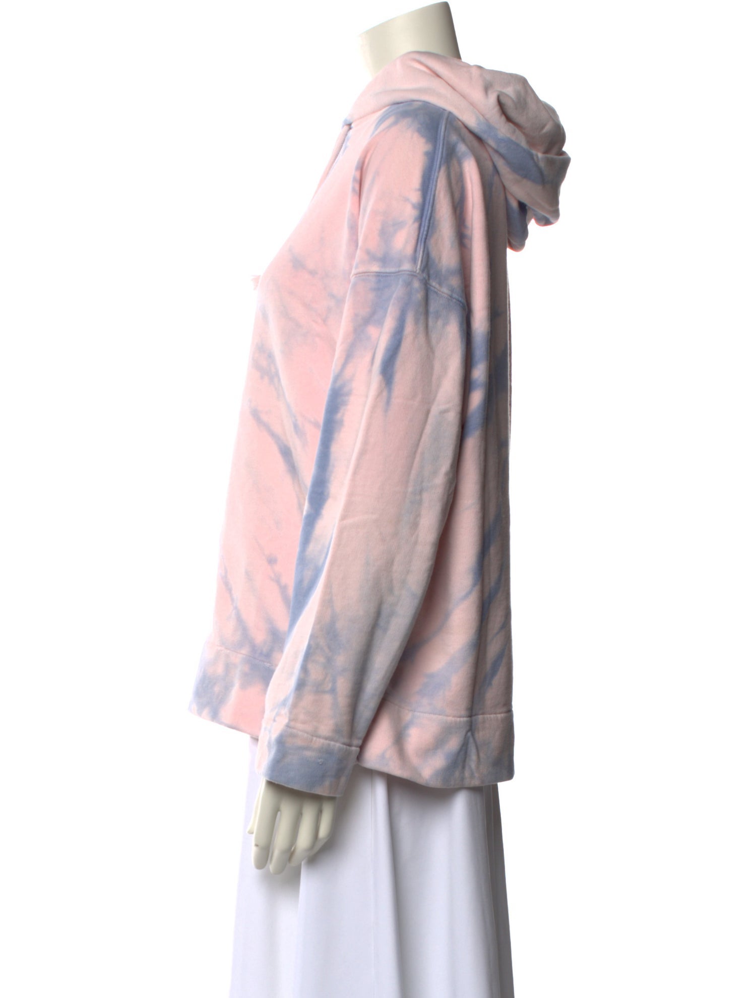 Sandro Tie-Dye Print Crew Neck Sweatshirt