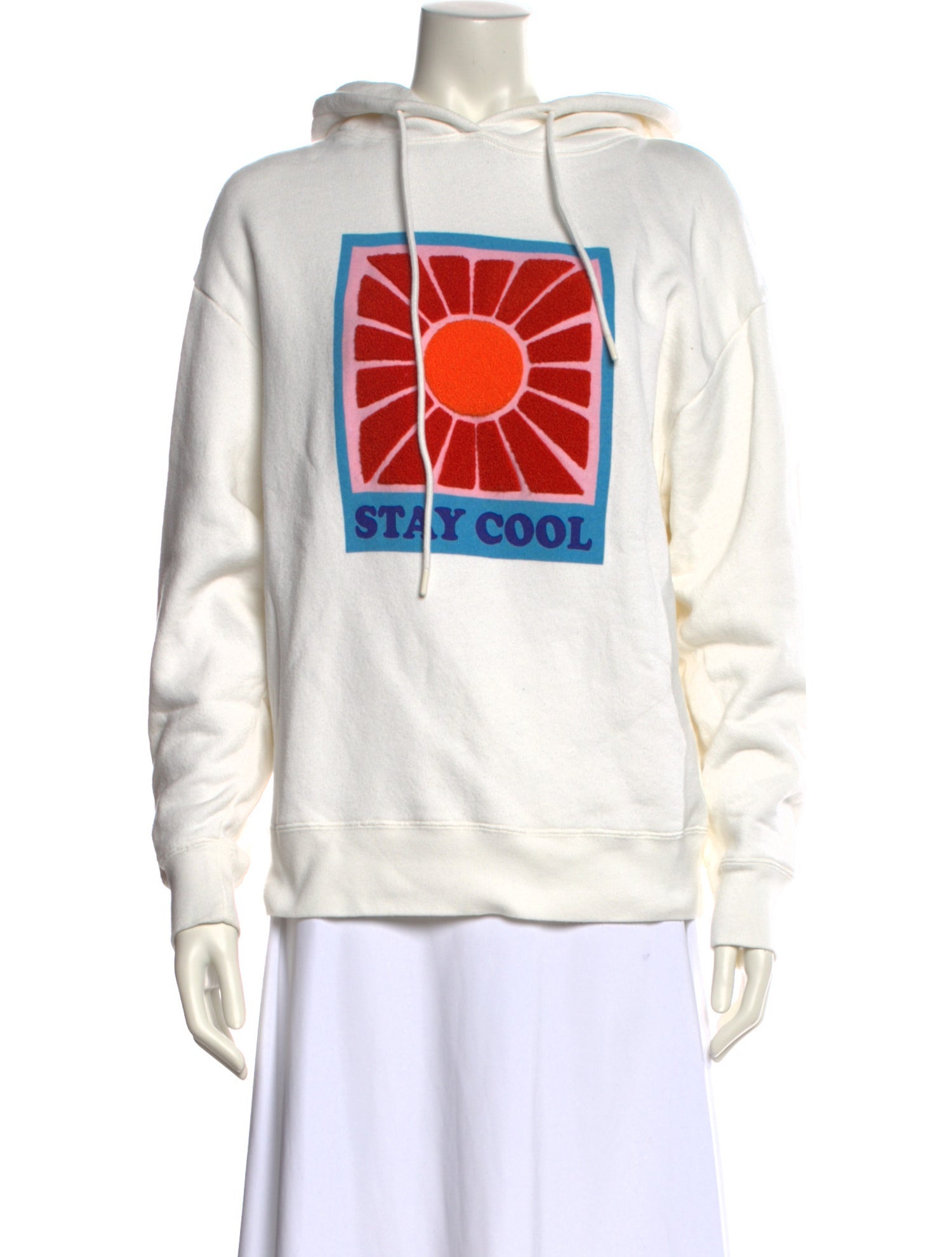 Sandro Graphic Print Crew Neck Sweatshirt