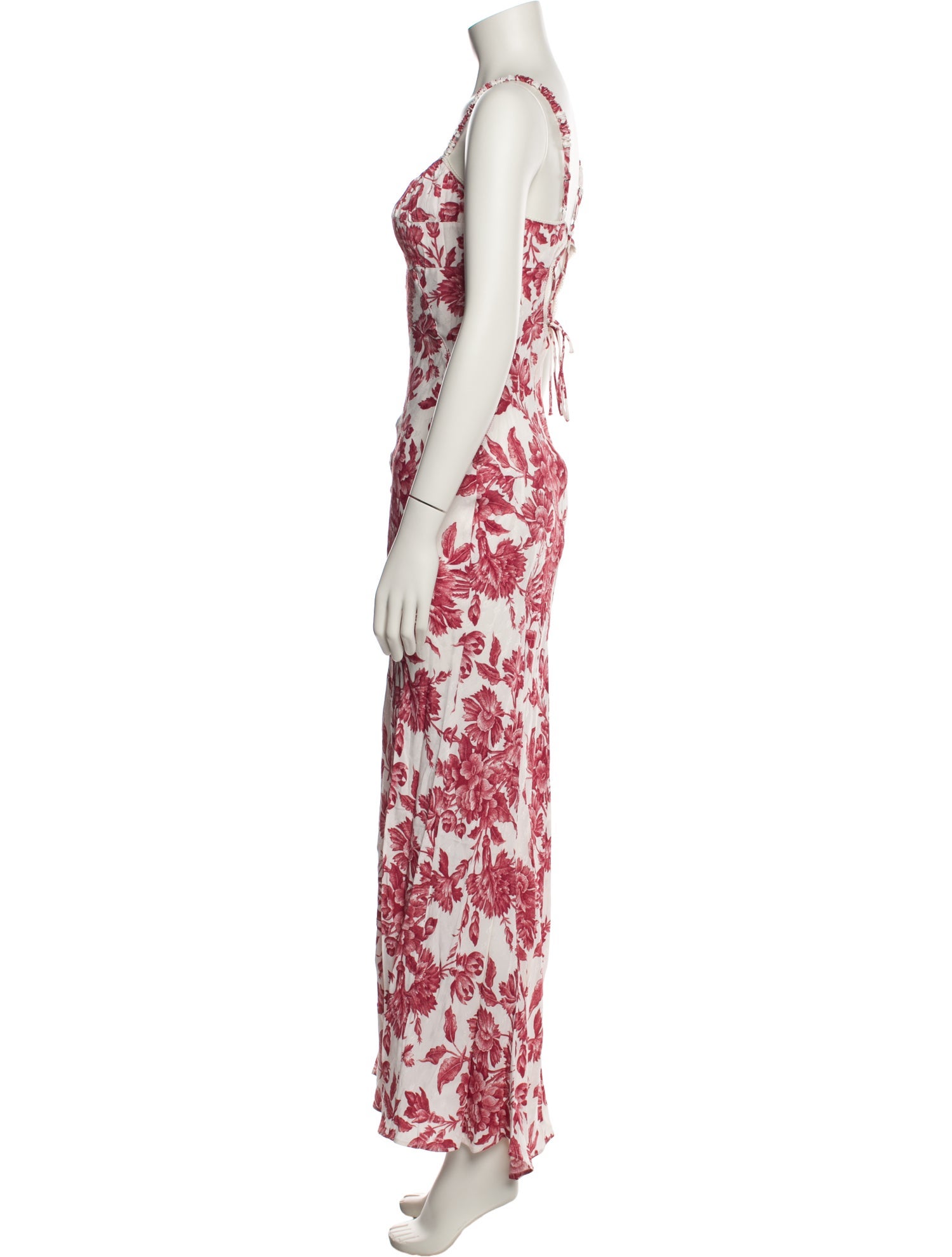 Sandro Floral Print Long Dress w/ Tags