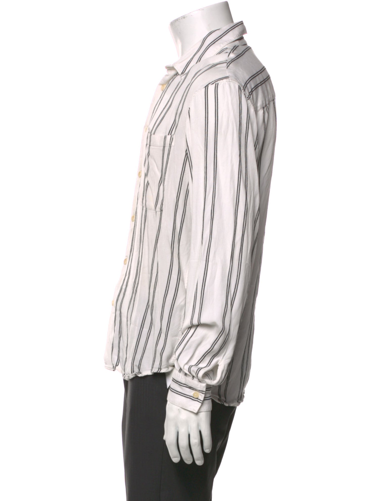 Sandro Striped Long Sleeve Shirt