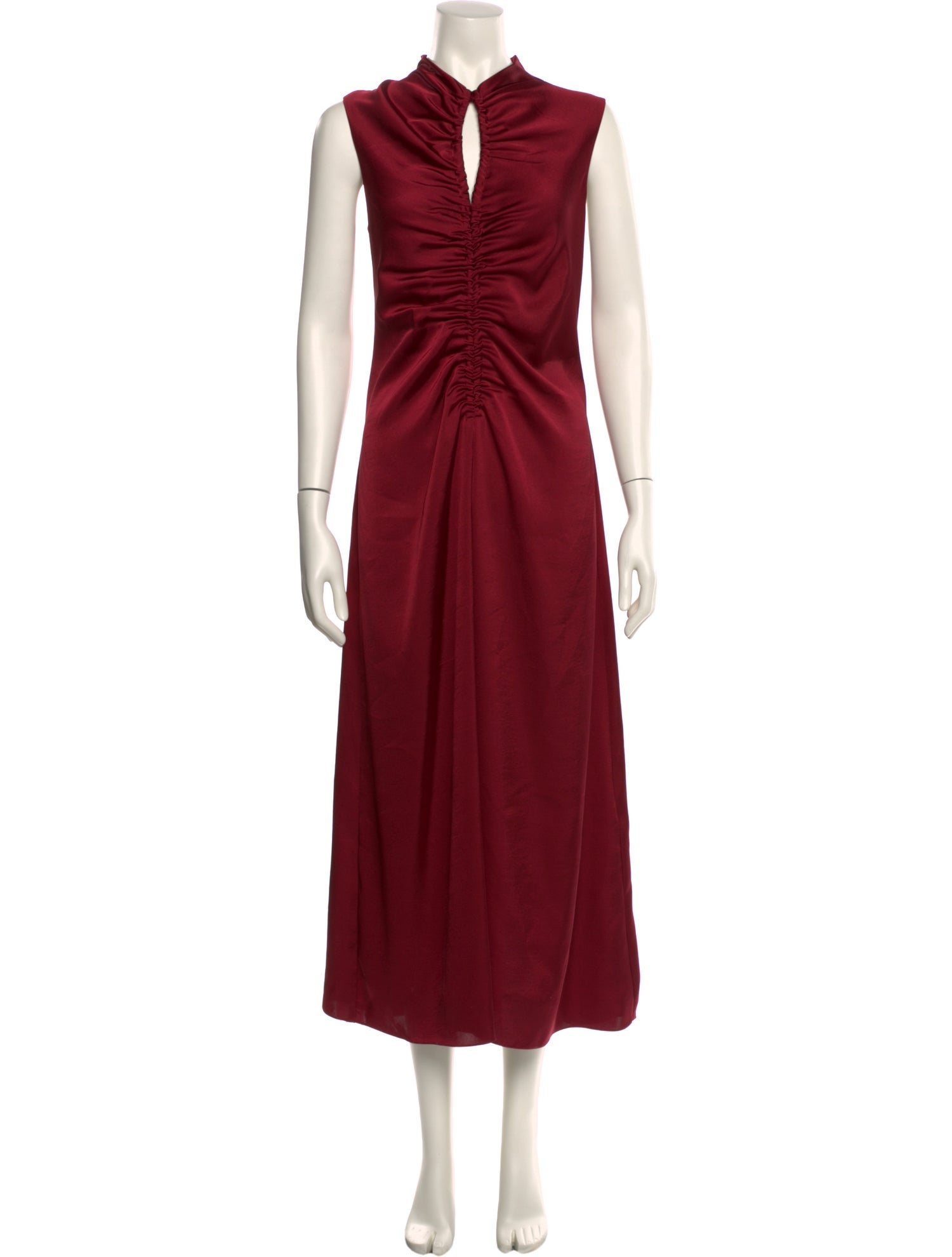 Sandro Mock Neck Long Dress