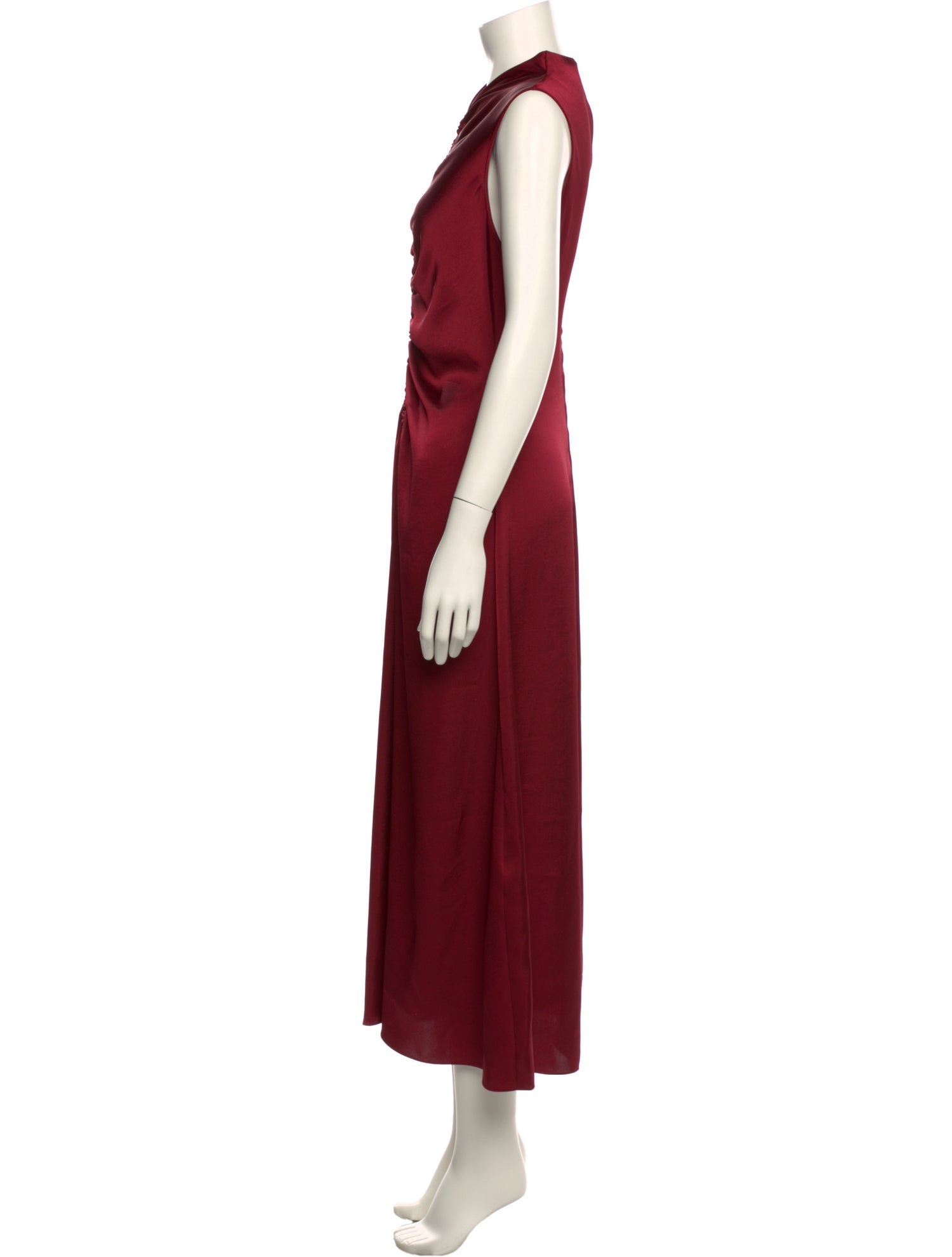 Sandro Mock Neck Long Dress