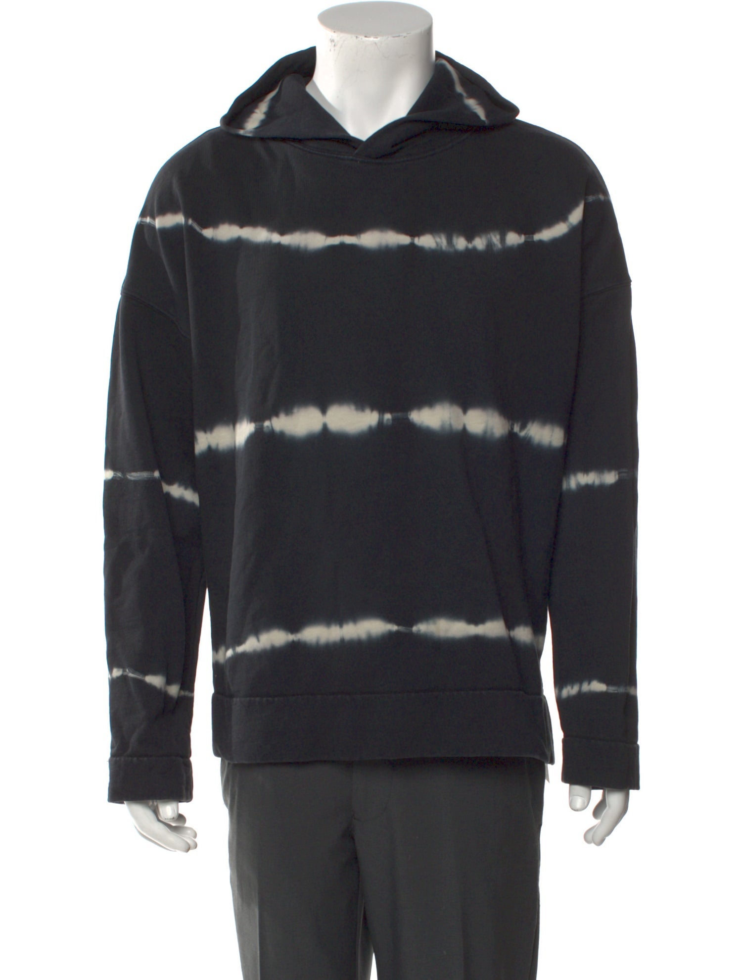 Sandro Tie-Dye Print Crew Neck Hoodie