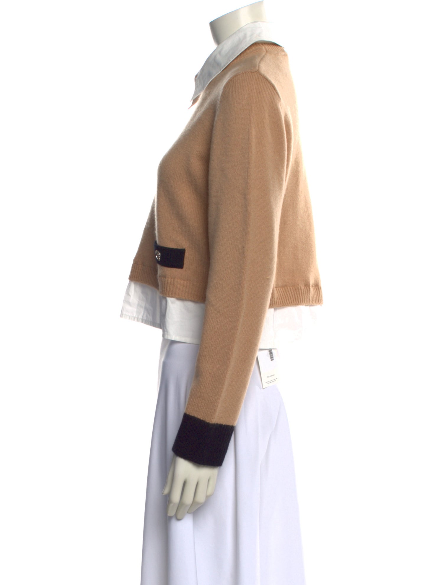 Sandro Wool Colorblock Pattern Sweater