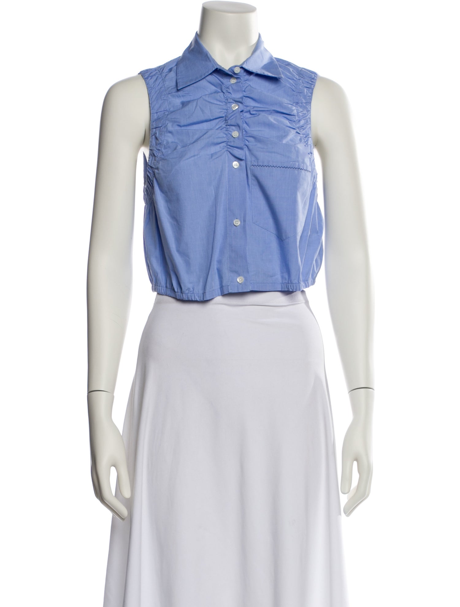 Sandro Sleeveless Crop Top