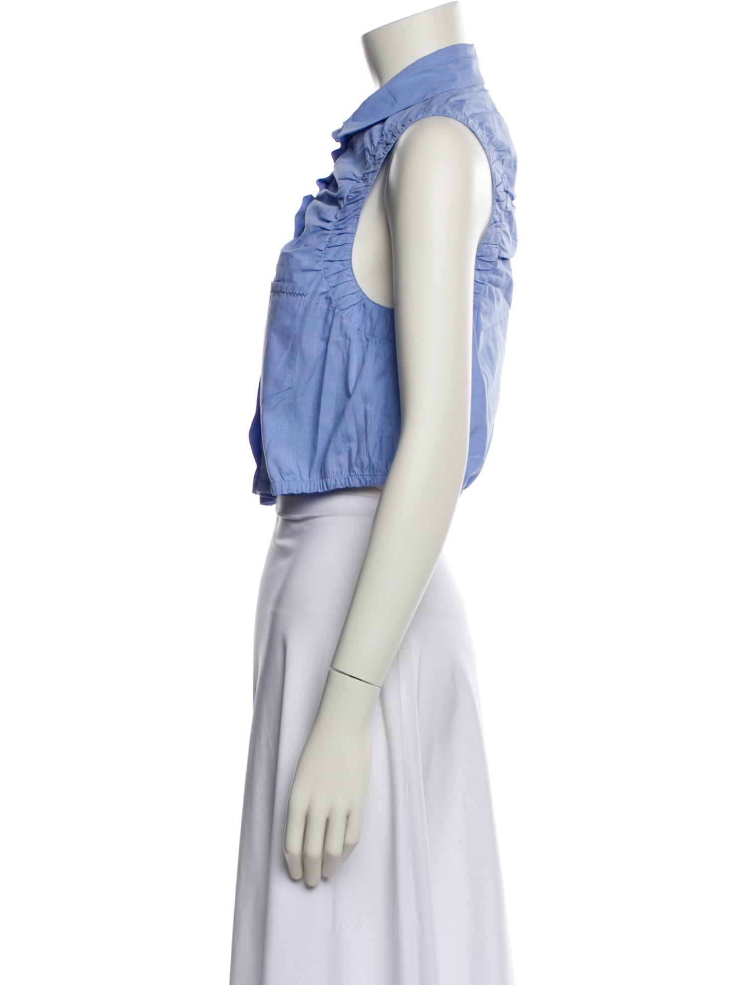 Sandro Sleeveless Crop Top